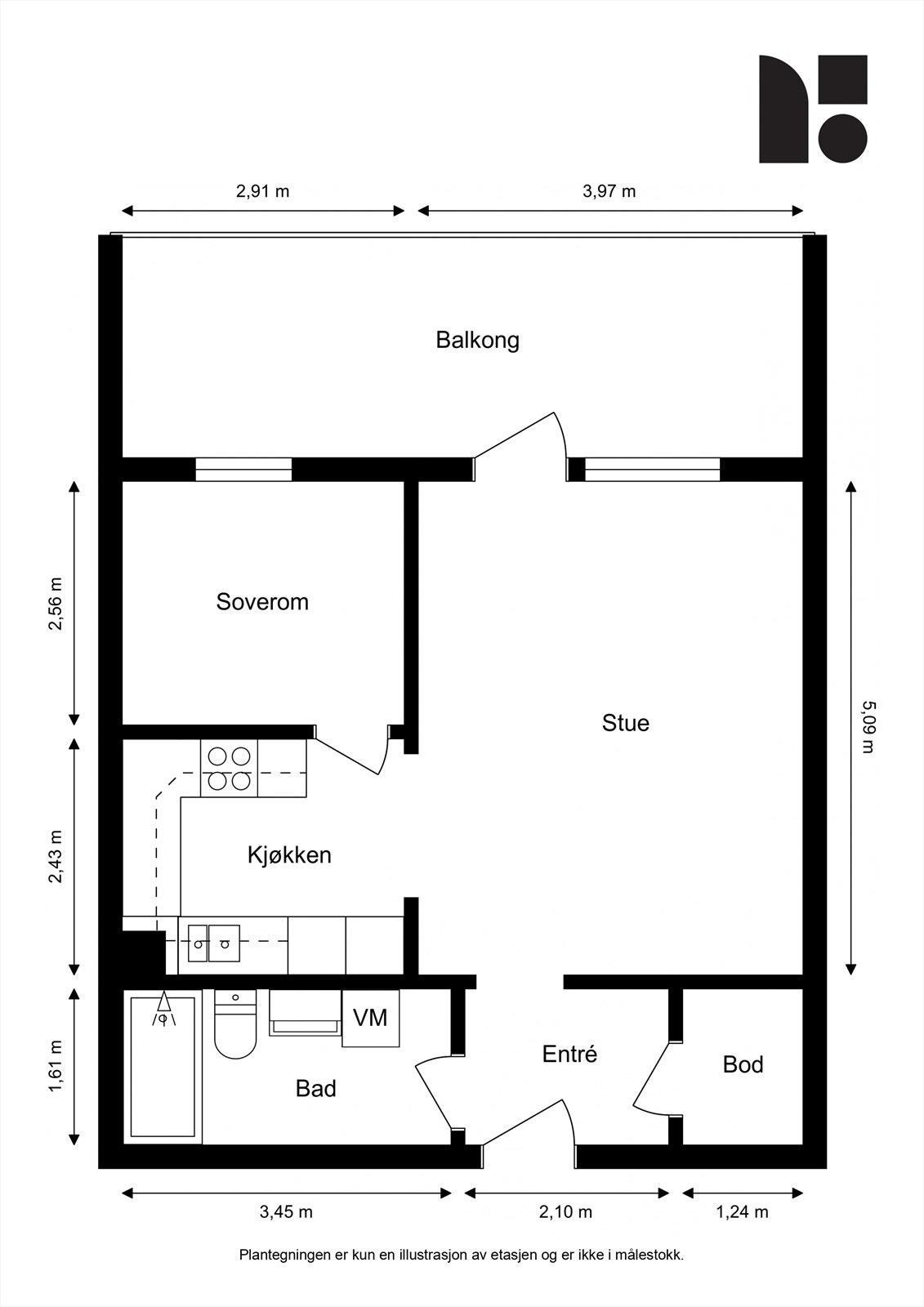 Plantegning. Galleribilde
