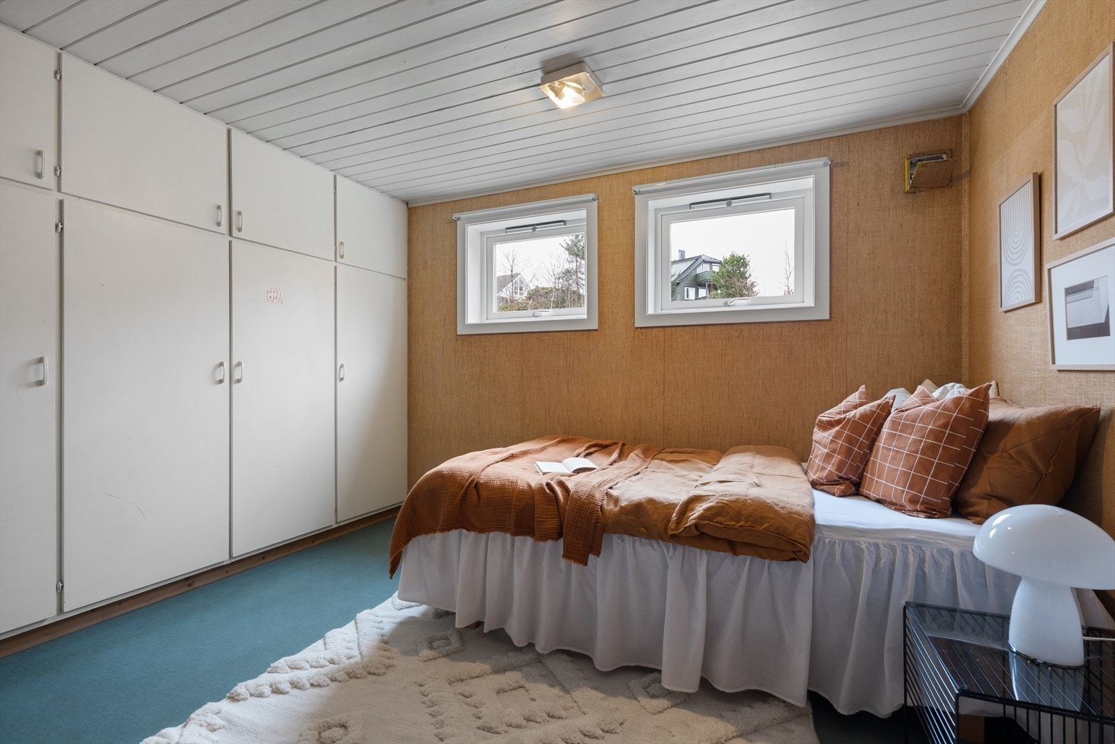 Soverom 3 er anmerket som arbeidsrom og bod på tegningene Galleribilde