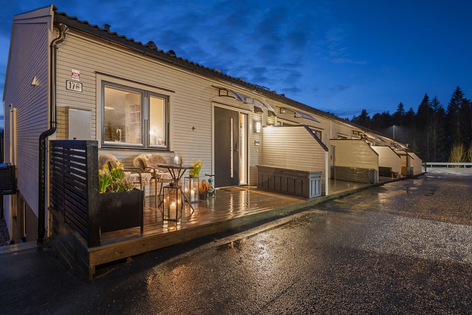 Boligen har en meget god intern beliggenhet - innerst, nederst på feltet. Galleribilde