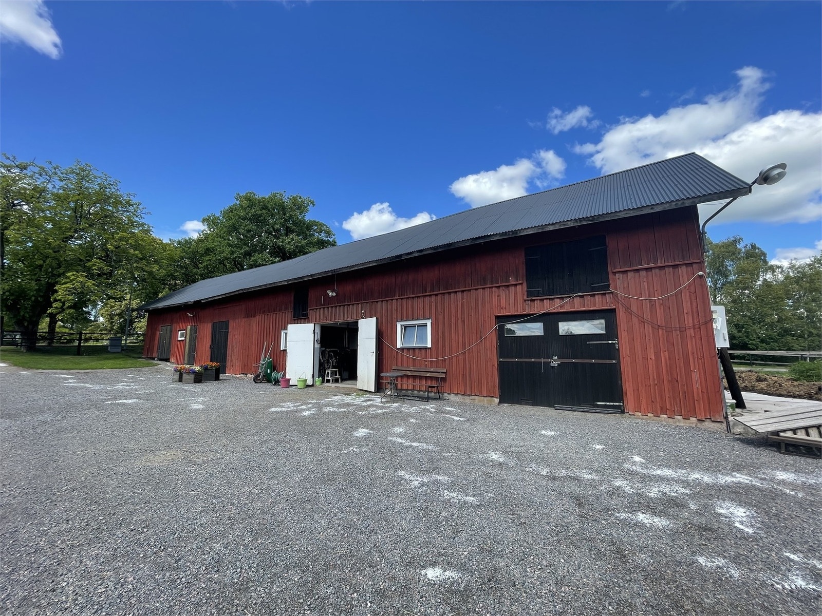 Stallbyggnad Galleribilde