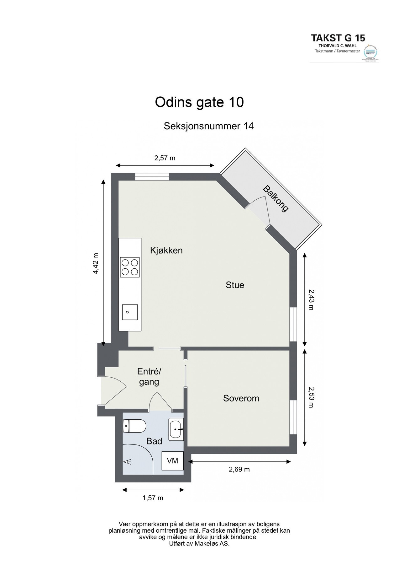 Plantegning Galleribilde
