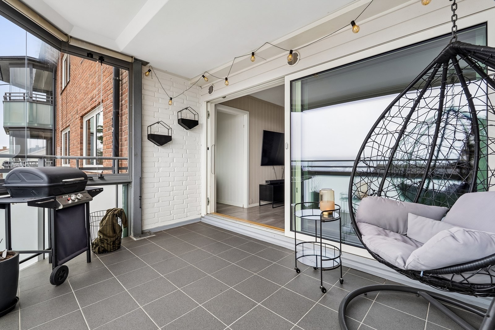 Terrassedør oppgradert i 2021 i regi av borettslaget. Galleribilde