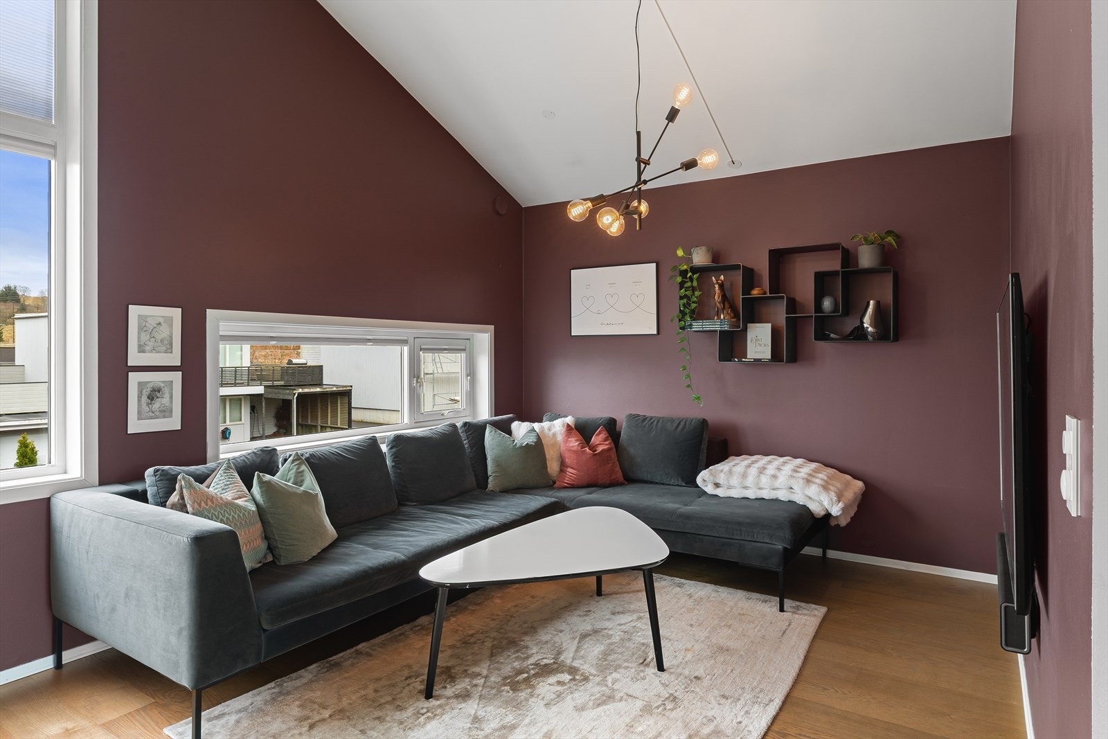 God plass til en stor sittegruppe. Galleribilde