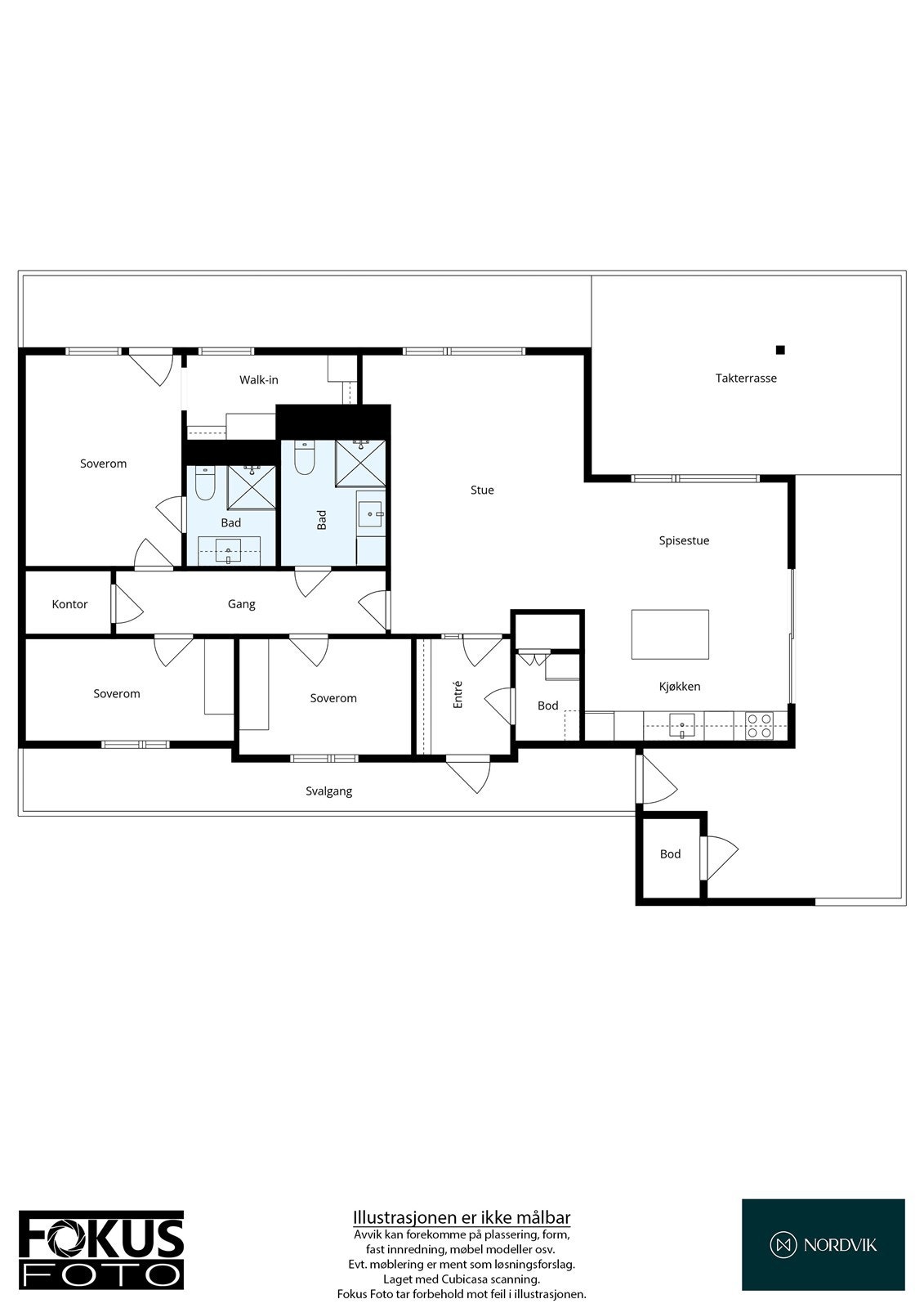 Plantegning Galleribilde