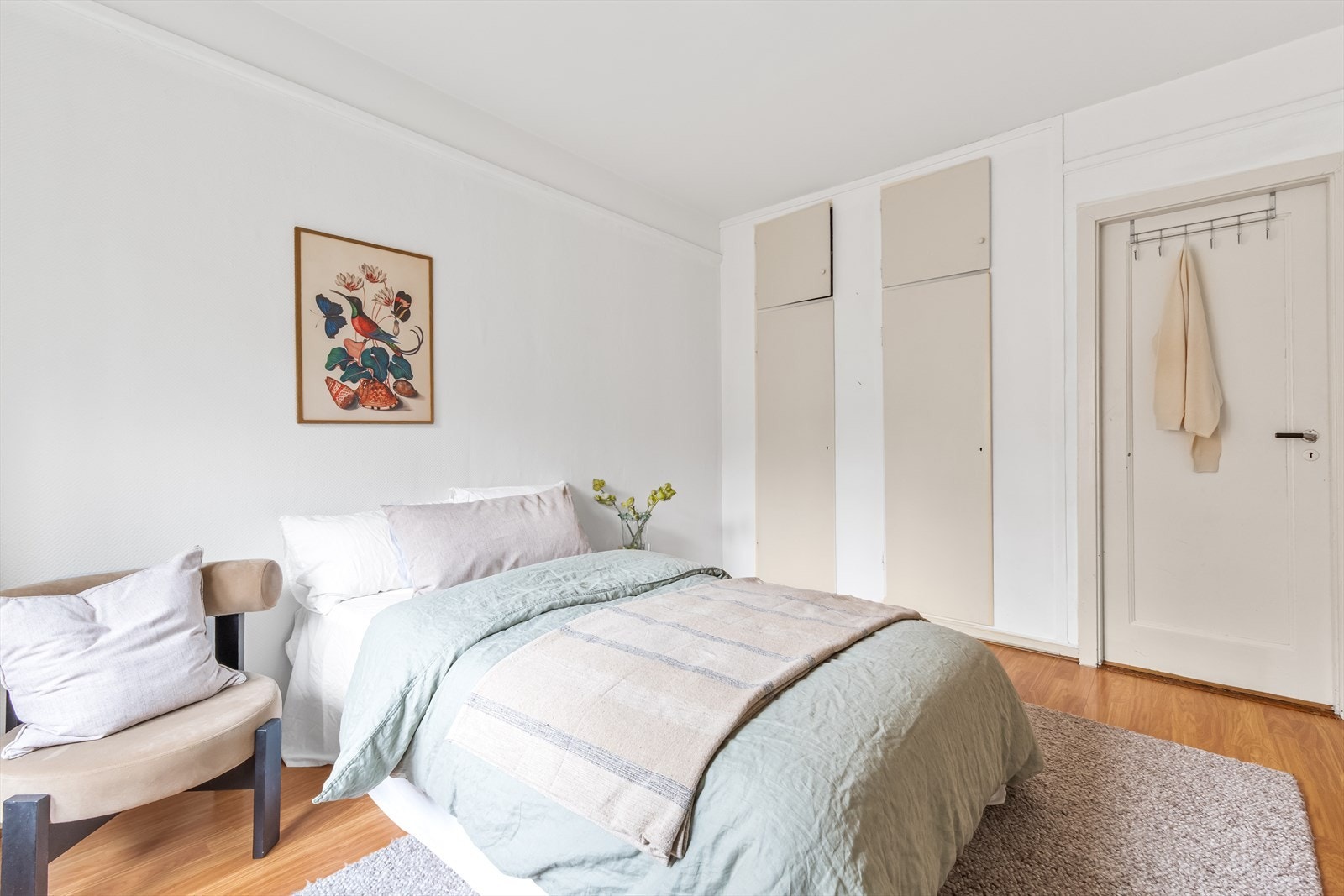 På soverommet er det god plass til garderobeløsning. Galleribilde