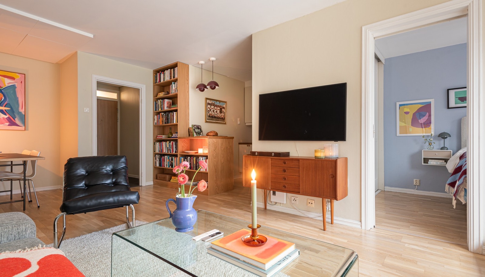 Med fjernvarme i bygget, har du svært lave strømutgifter i hverdagen. Galleribilde