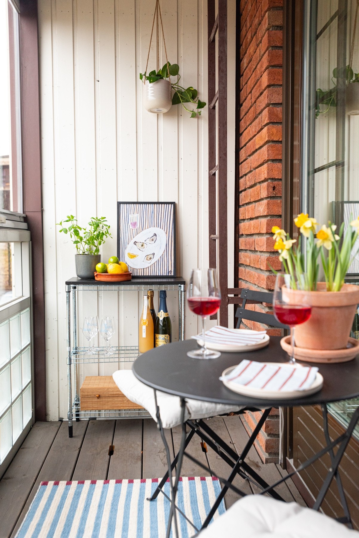 På balkongen har du et svært åpent, luftig utsyn hvor du får med deg de fineste himler! Galleribilde