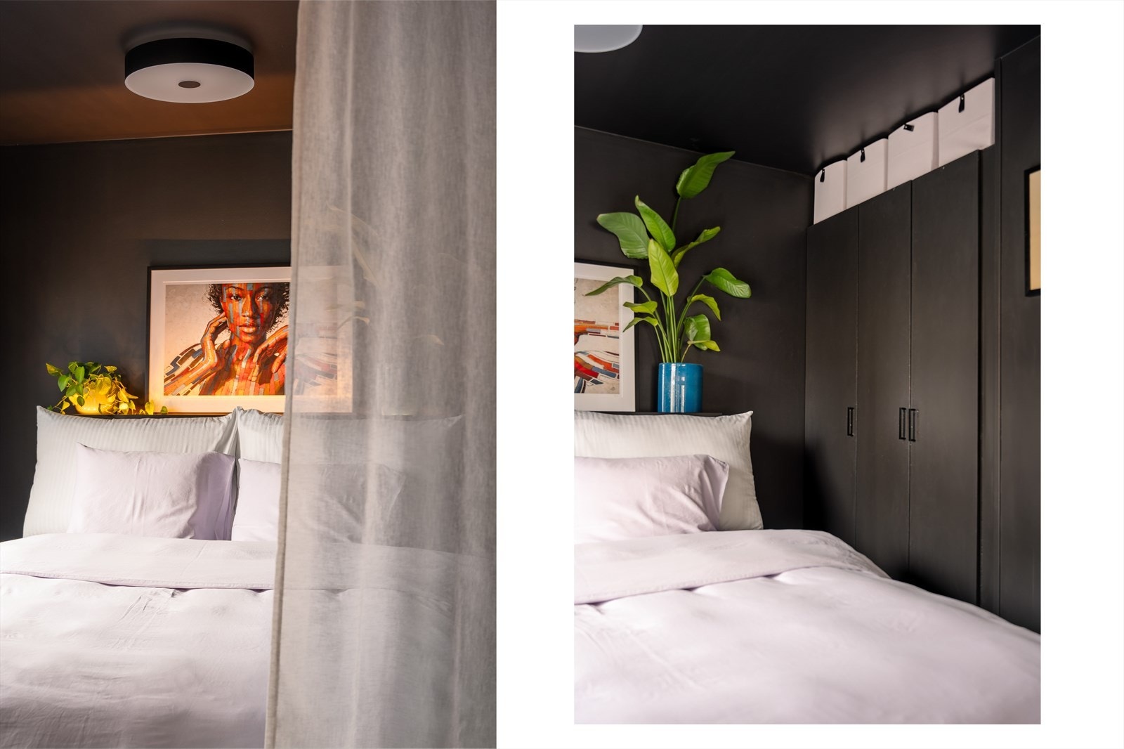 Du har godt med lagringsplass i innebygde garderober. Galleribilde