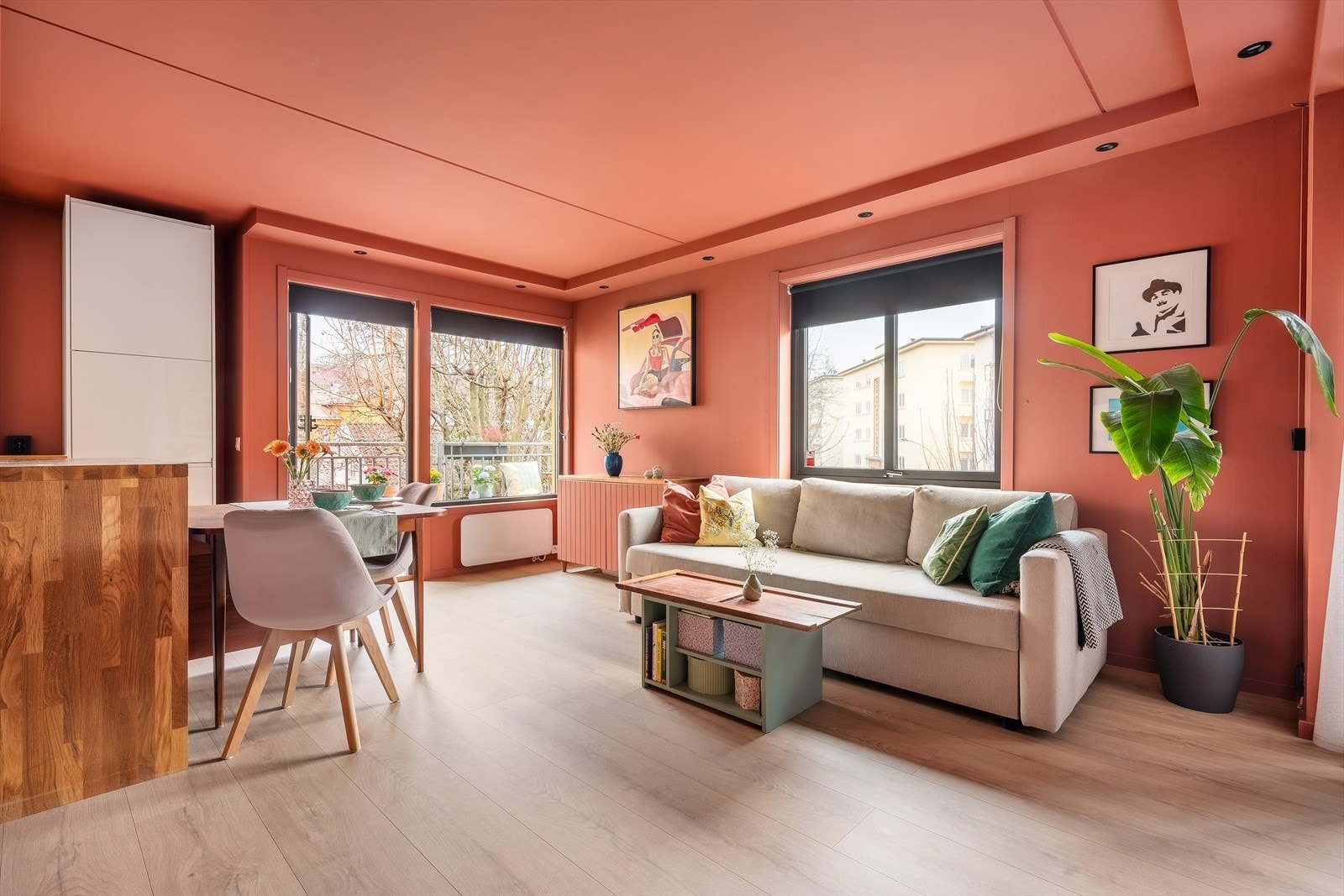 Her får du en sosial planløsning, med plass til mange. Galleribilde