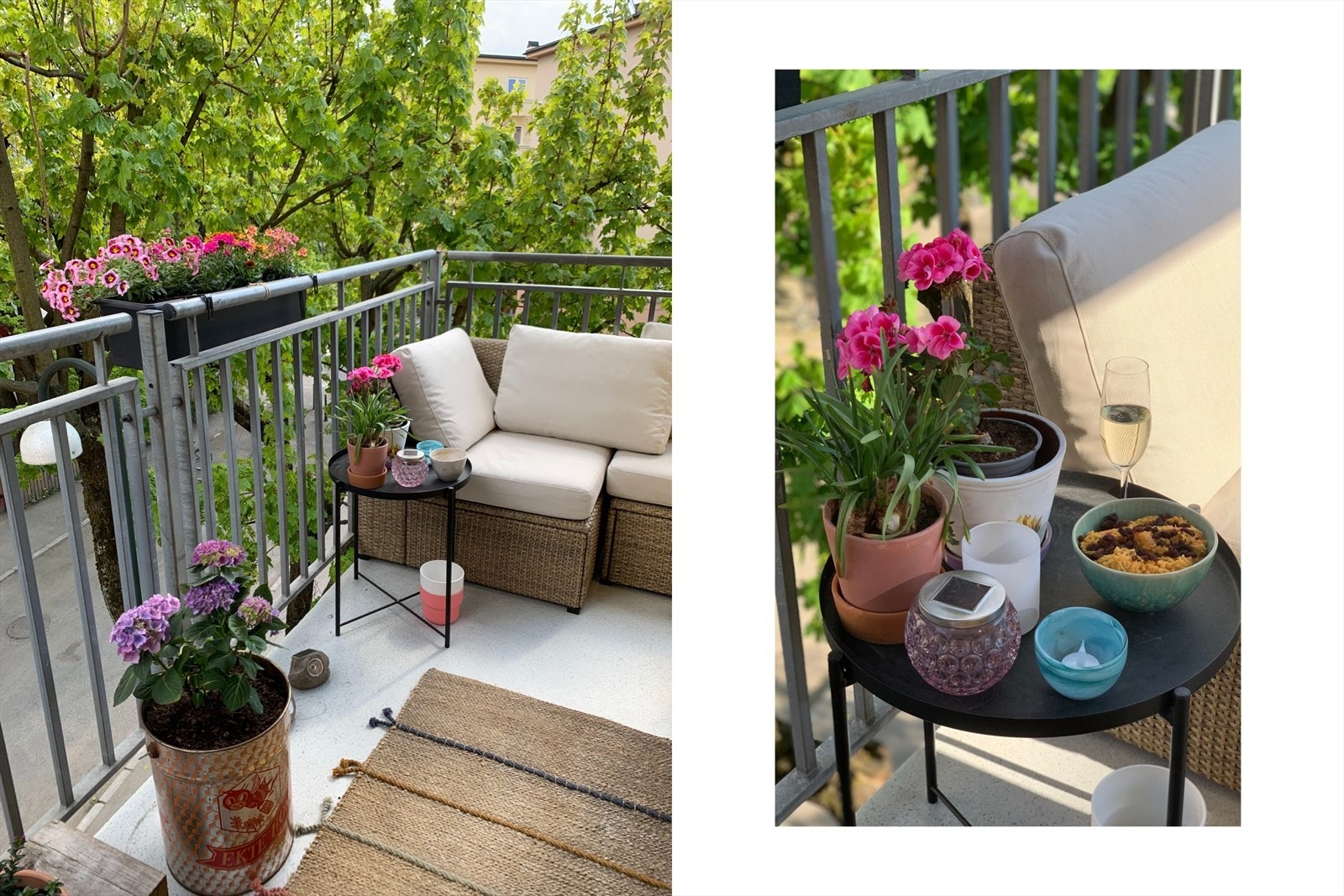 Fra stuen har du adkomst til en herlig balkong, som på sommertid er godt skjermet av frodige trær. Galleribilde