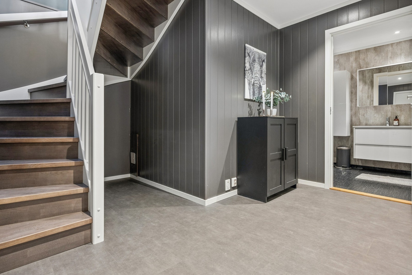 Romslig hall/gang Galleribilde