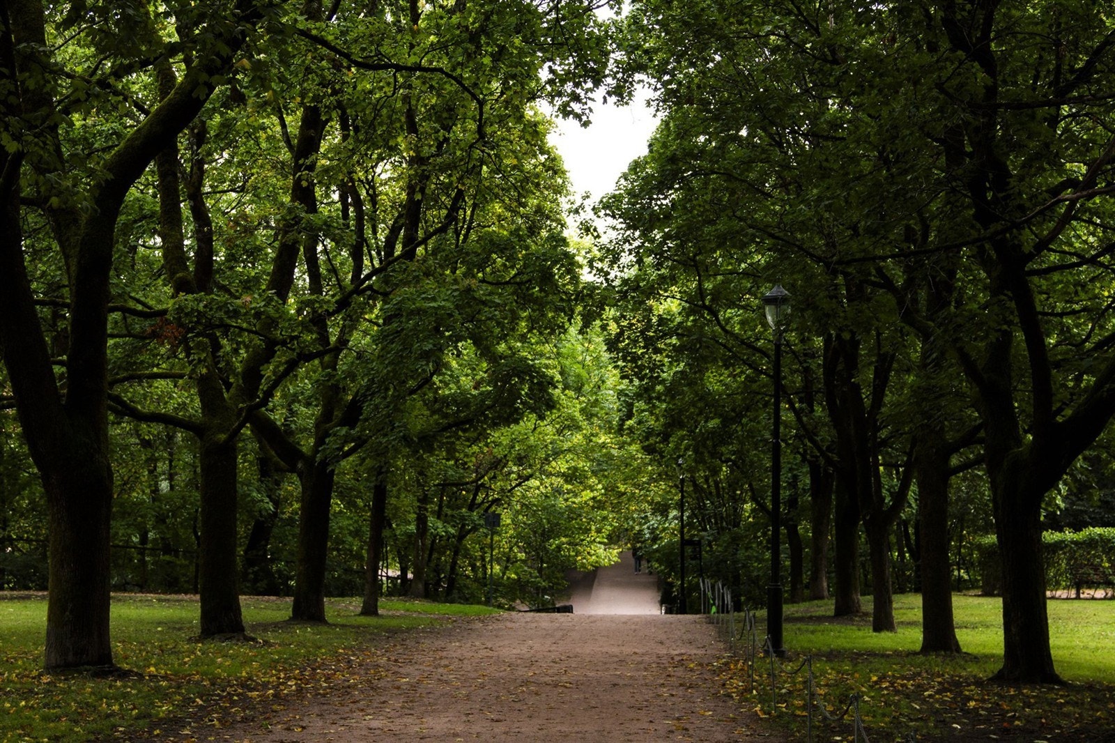 Fra sameiet går det et belte med grøntområde til disse parkene. Galleribilde