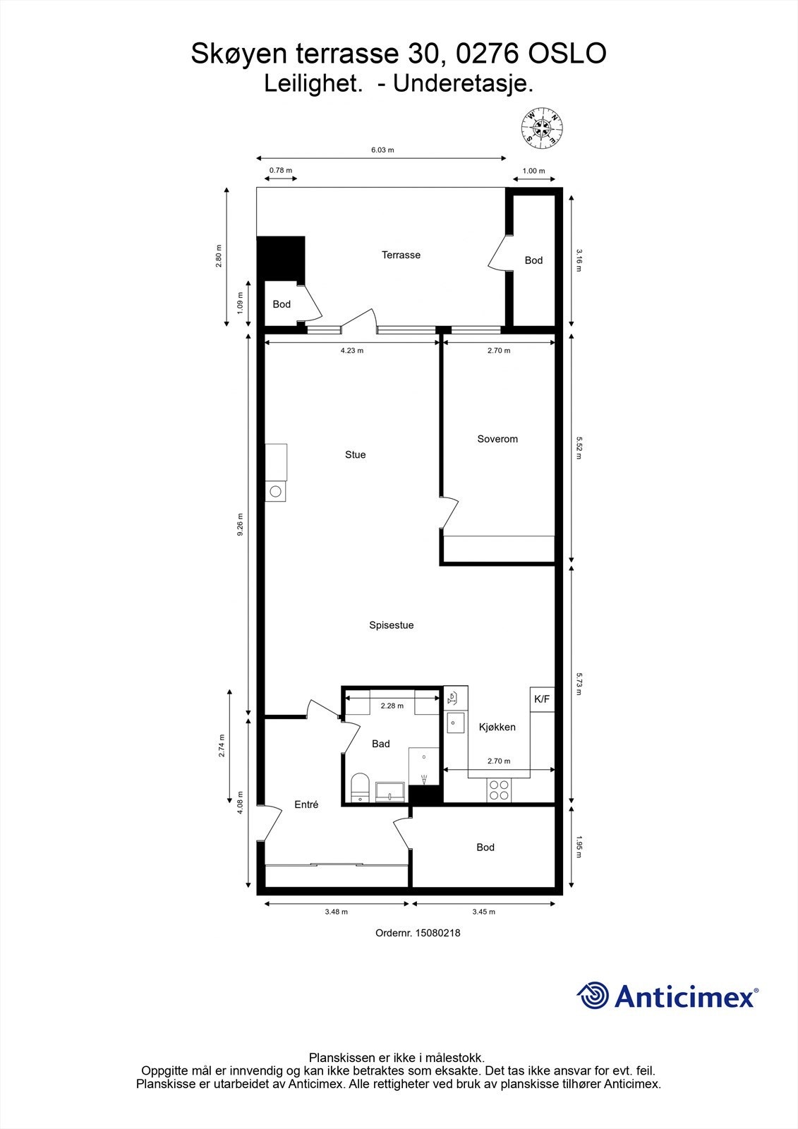 Plantegning Galleribilde