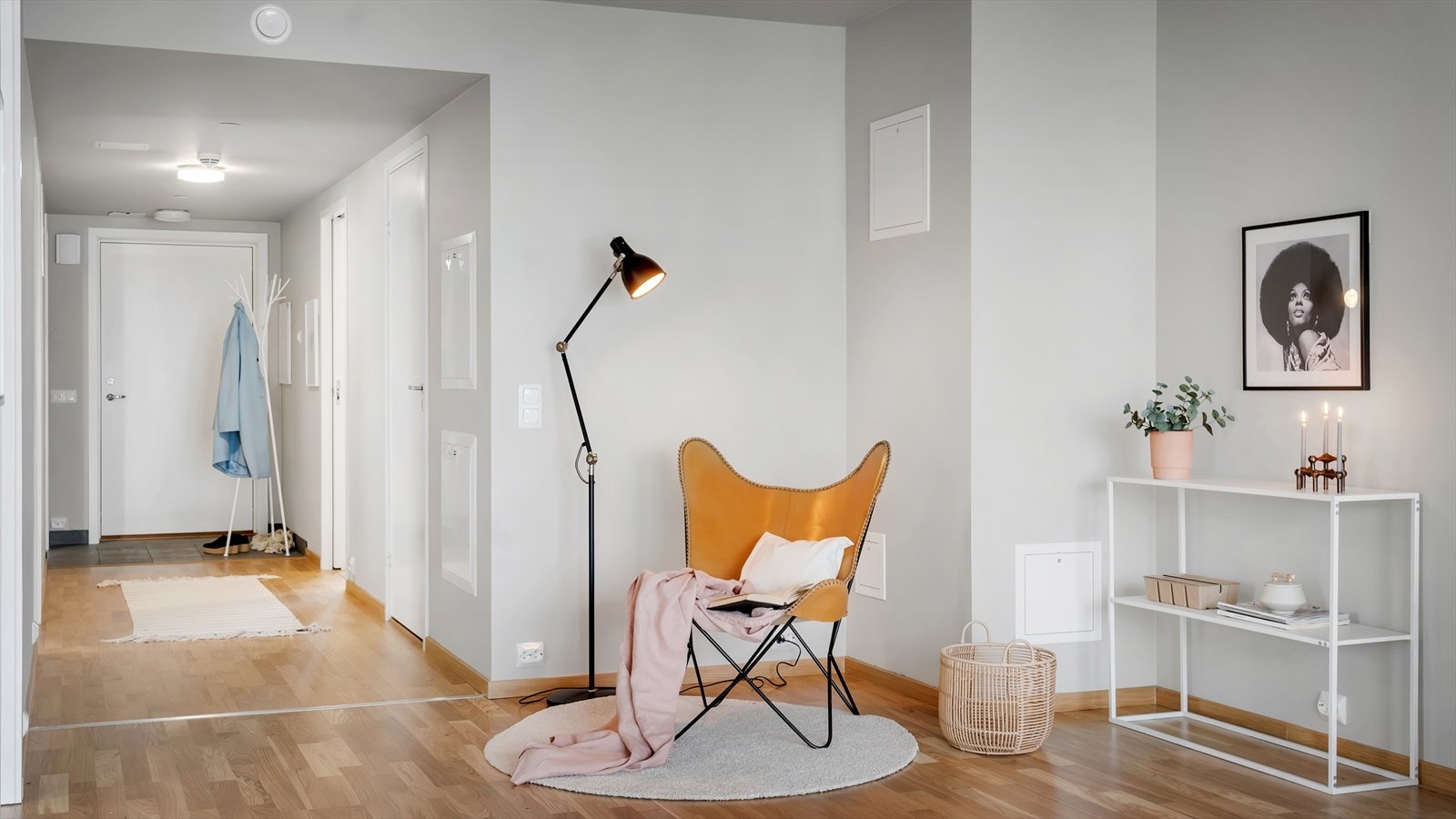 Leiligheten har gjennomgående gode møbleringsmuligheter. Galleribilde