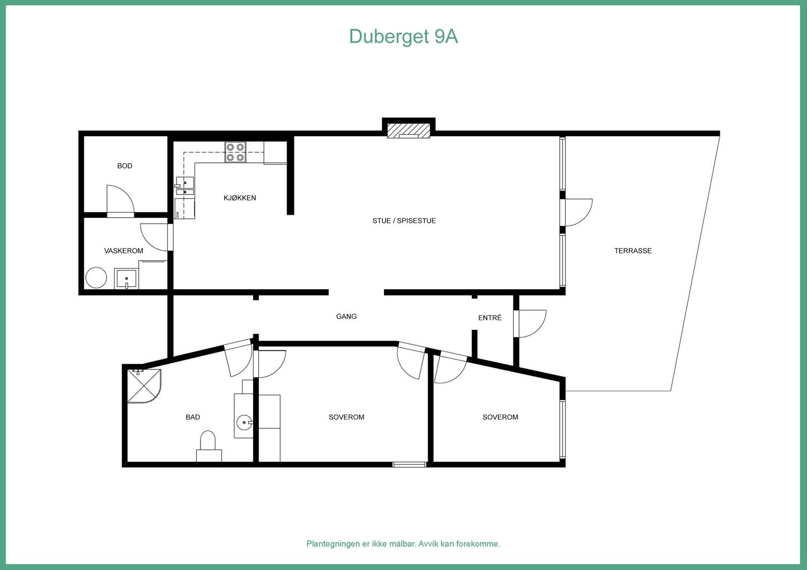 Plantegning Galleribilde
