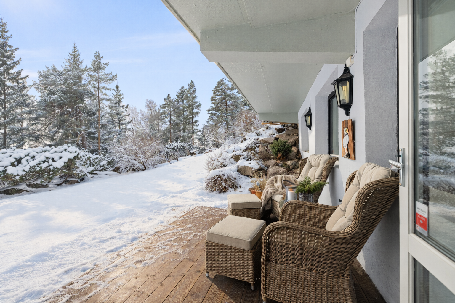 Hyggelig markterrasse på ca. 15 kvm Galleribilde