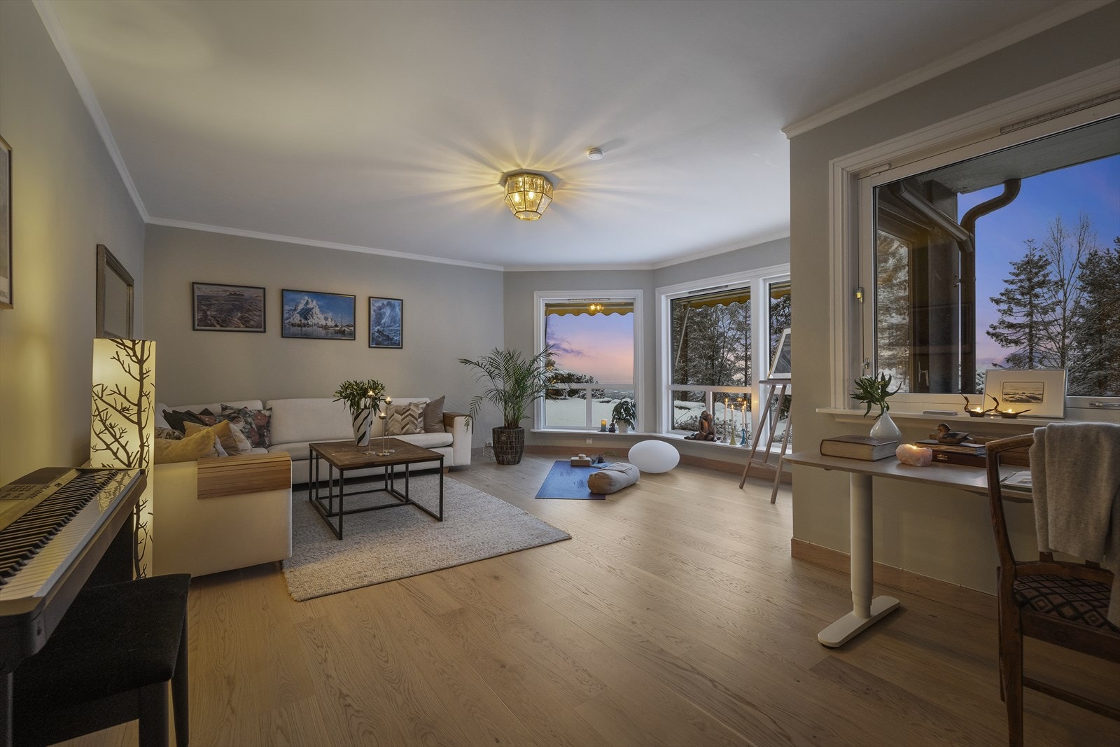 Kveldsstemning Galleribilde