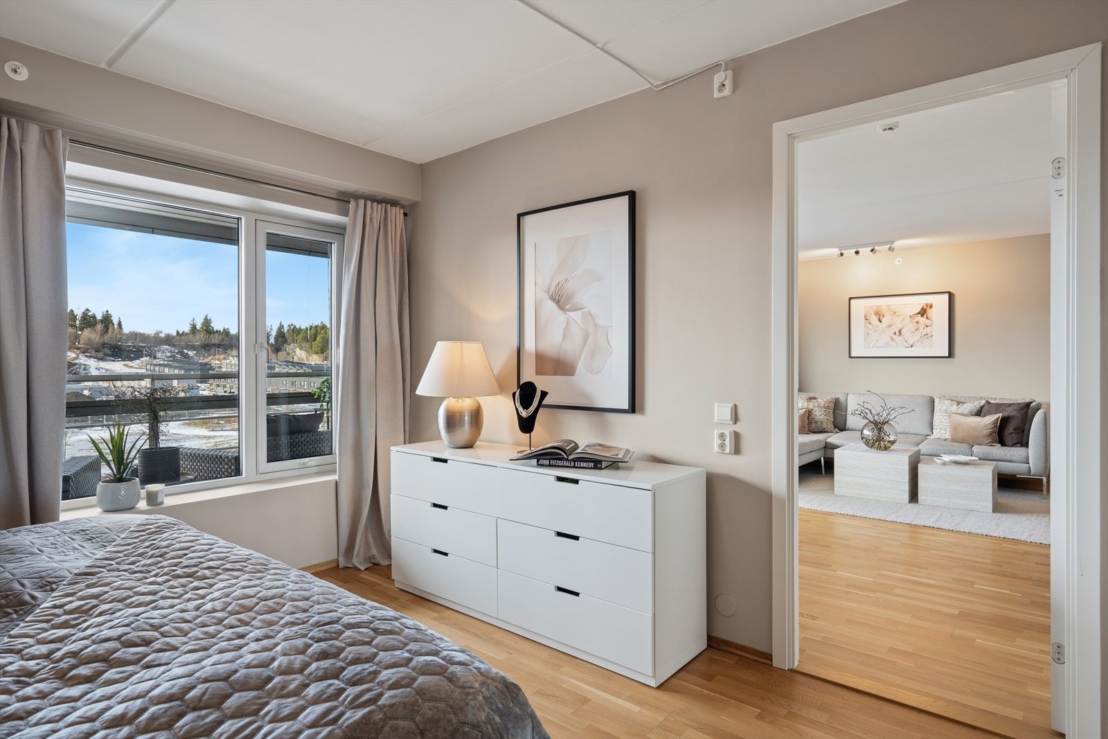 Her våkner man til en meget behagelig utsikt. Galleribilde