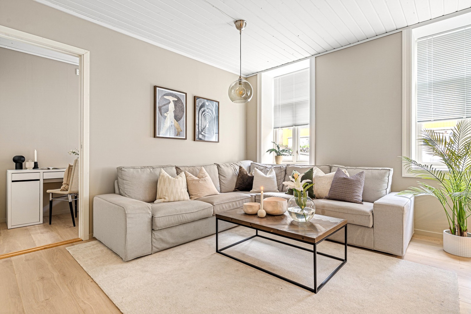 Leiligheten er på 55 kvm BRA-i og har god planløsning. Galleribilde