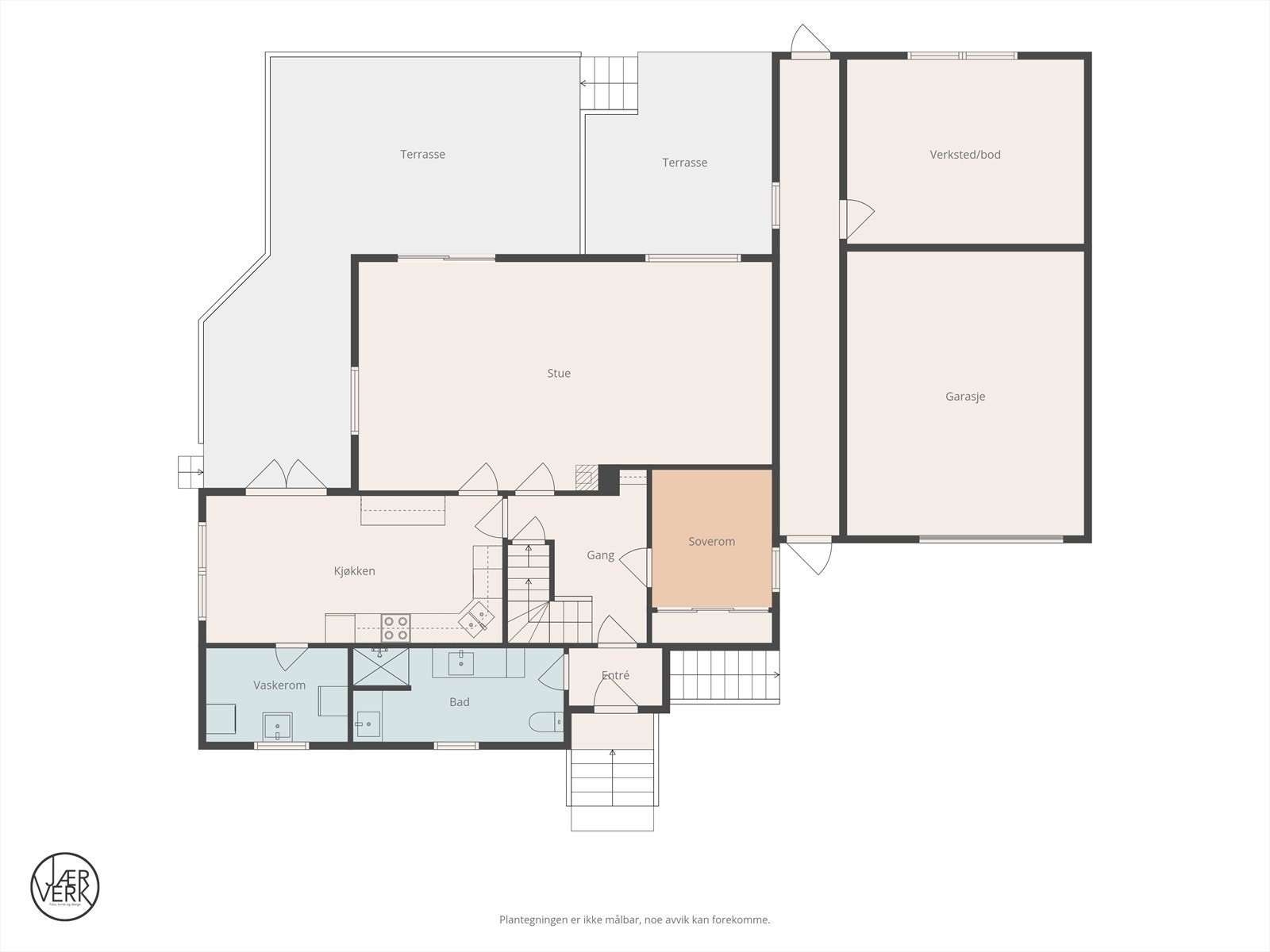Plan 1 etasje Galleribilde