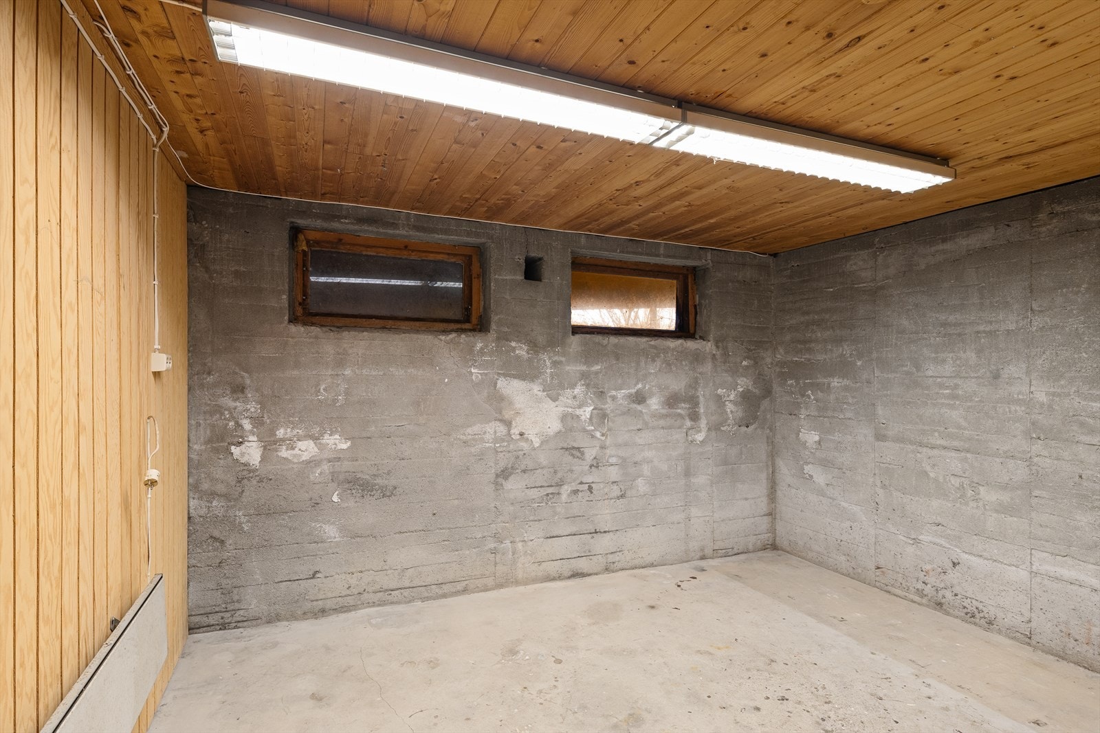 Kjeller er i hovedsak uinnredet. Galleribilde