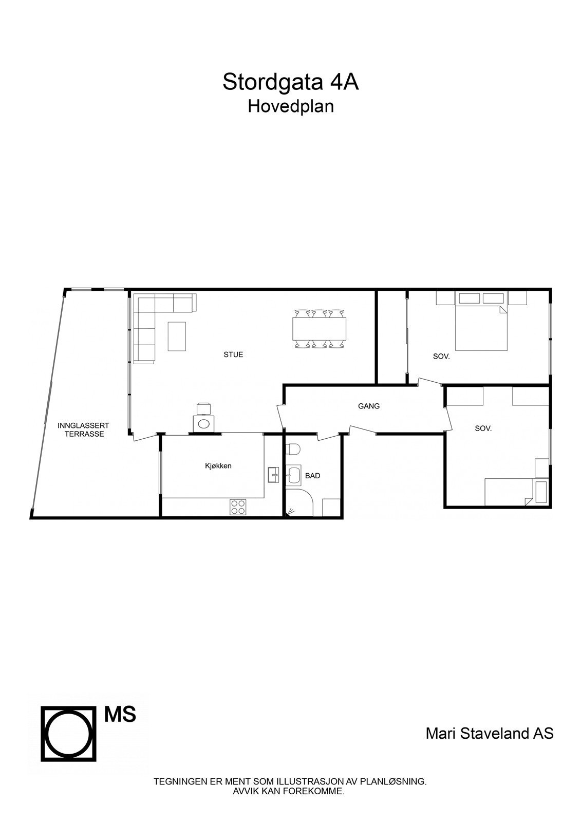 Planløsning. Galleribilde