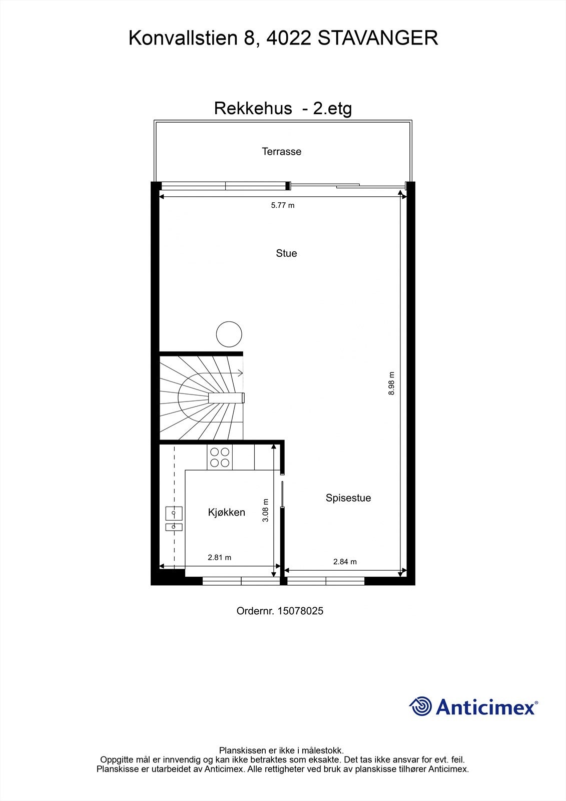 Plantegning 2.etg. Galleribilde