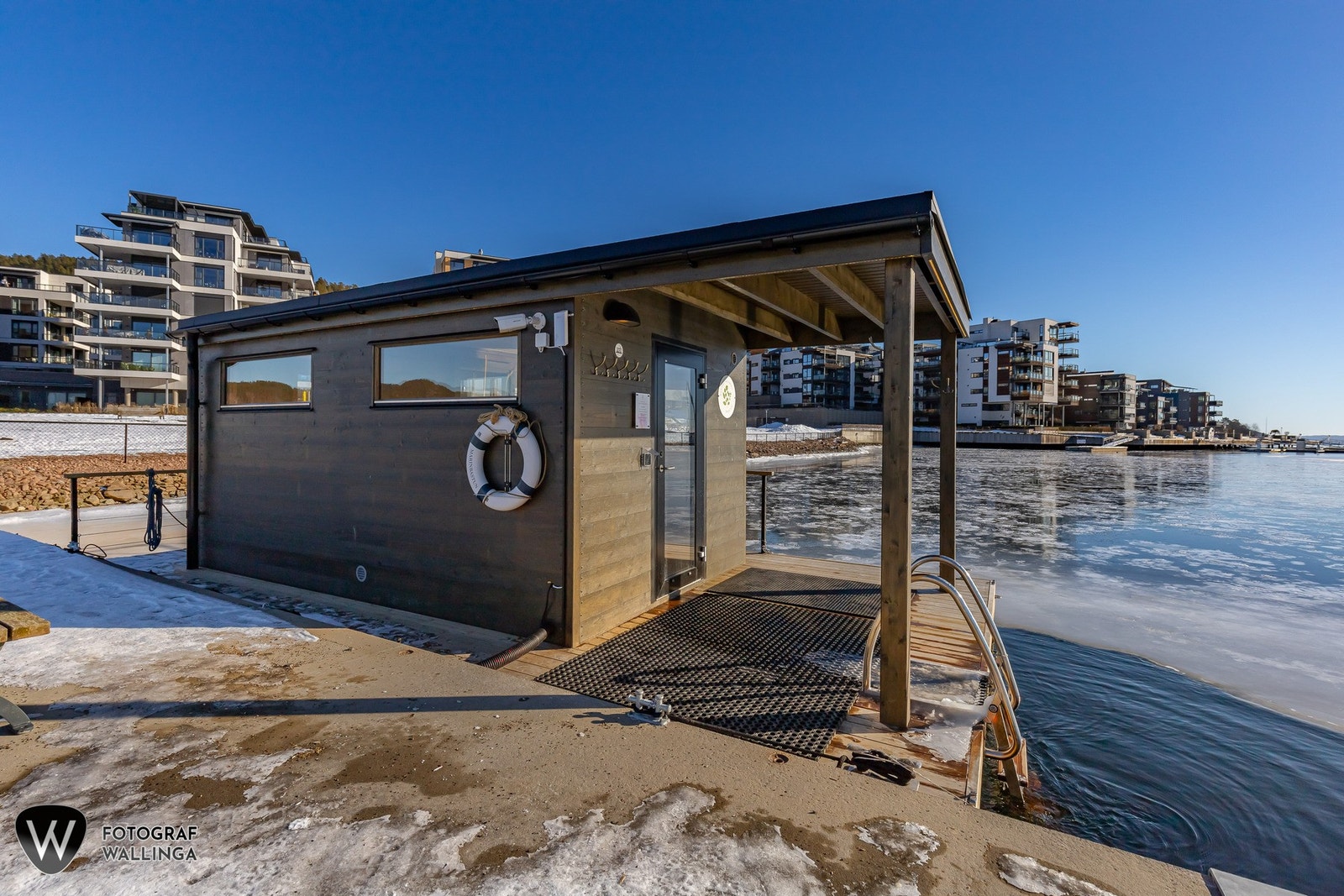 Badstue som kan bookes og leies. Galleribilde