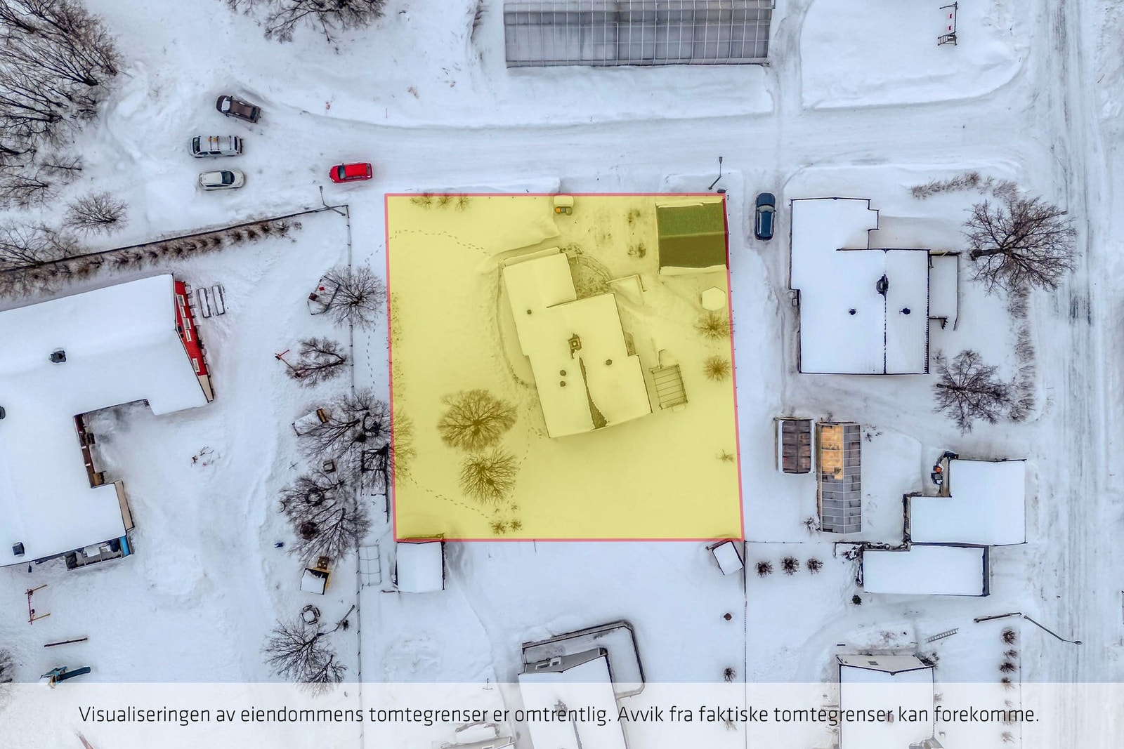 Tomten avmerket Galleribilde