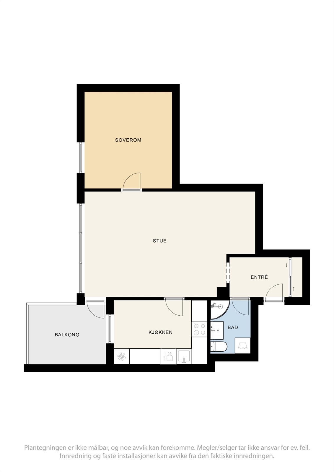 Plantegning for Wettergreens veg 9 Galleribilde