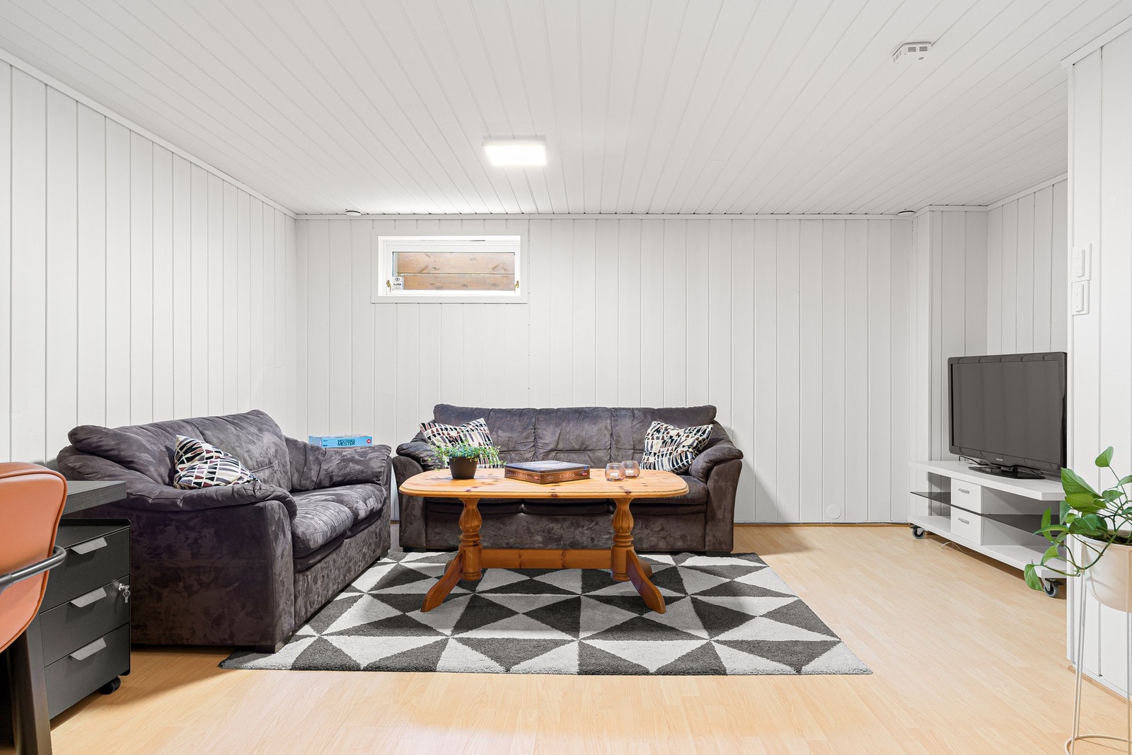 Rommet er på 35 kvm. Galleribilde