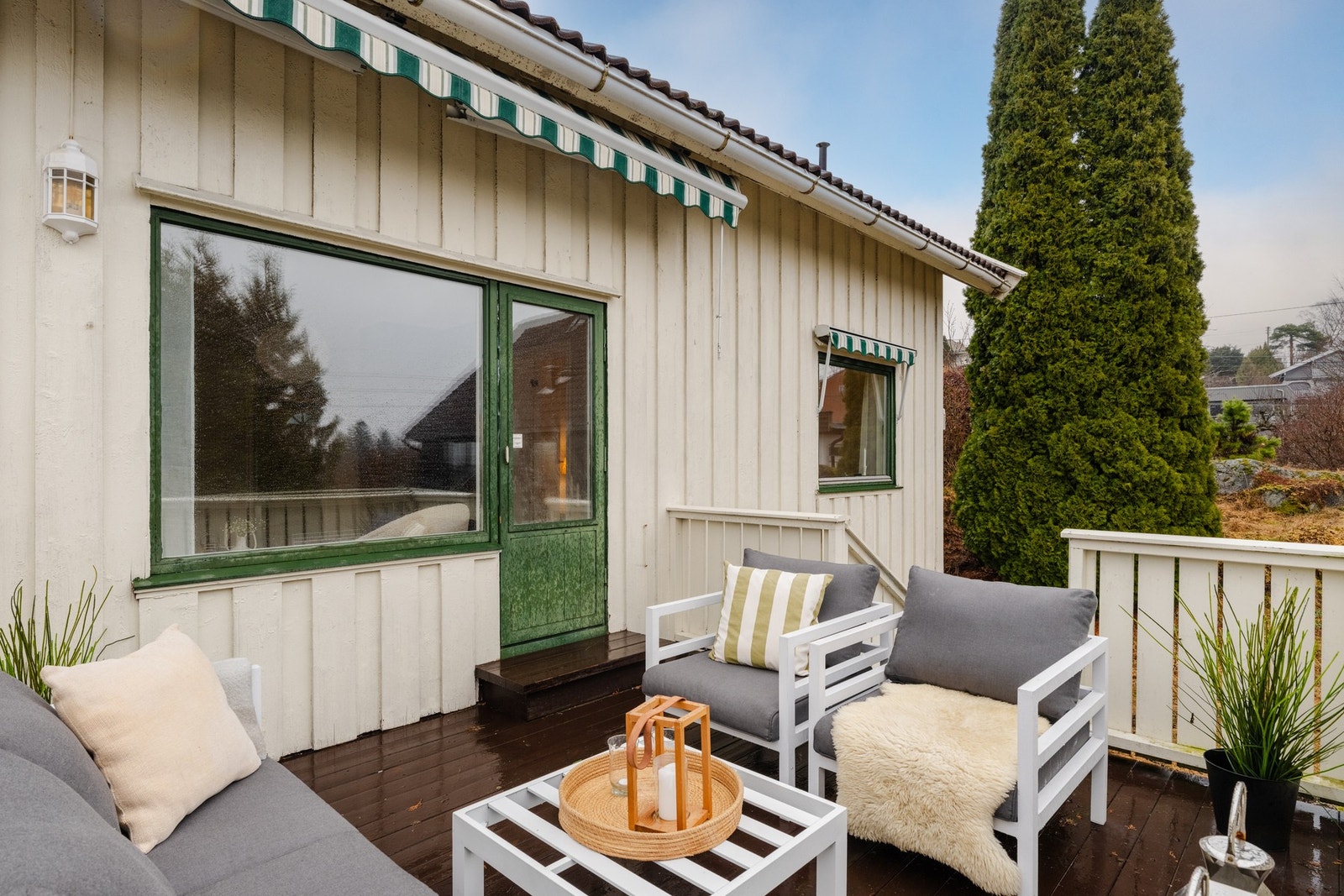 Balkong er ca. 13 kvm. Galleribilde