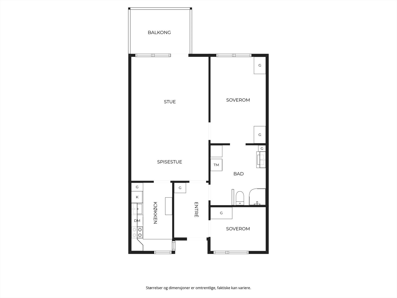 Plantegning Galleribilde