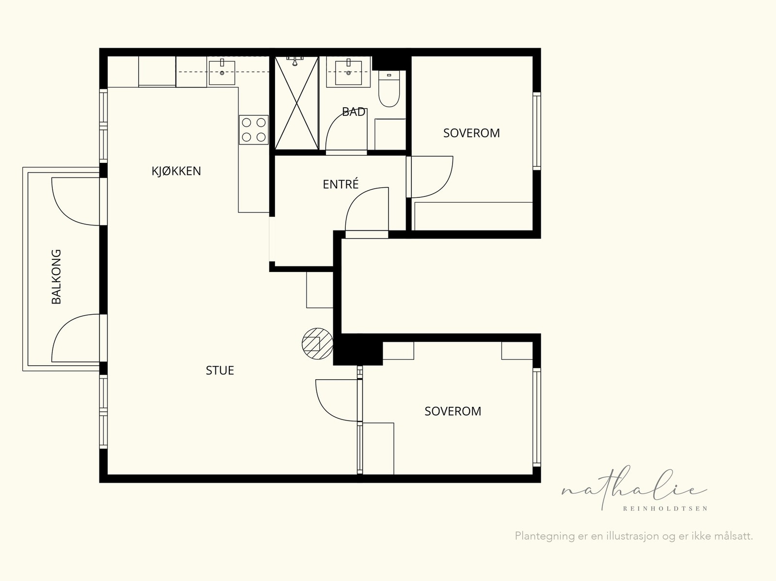 Plantegning 2. etasje. Galleribilde