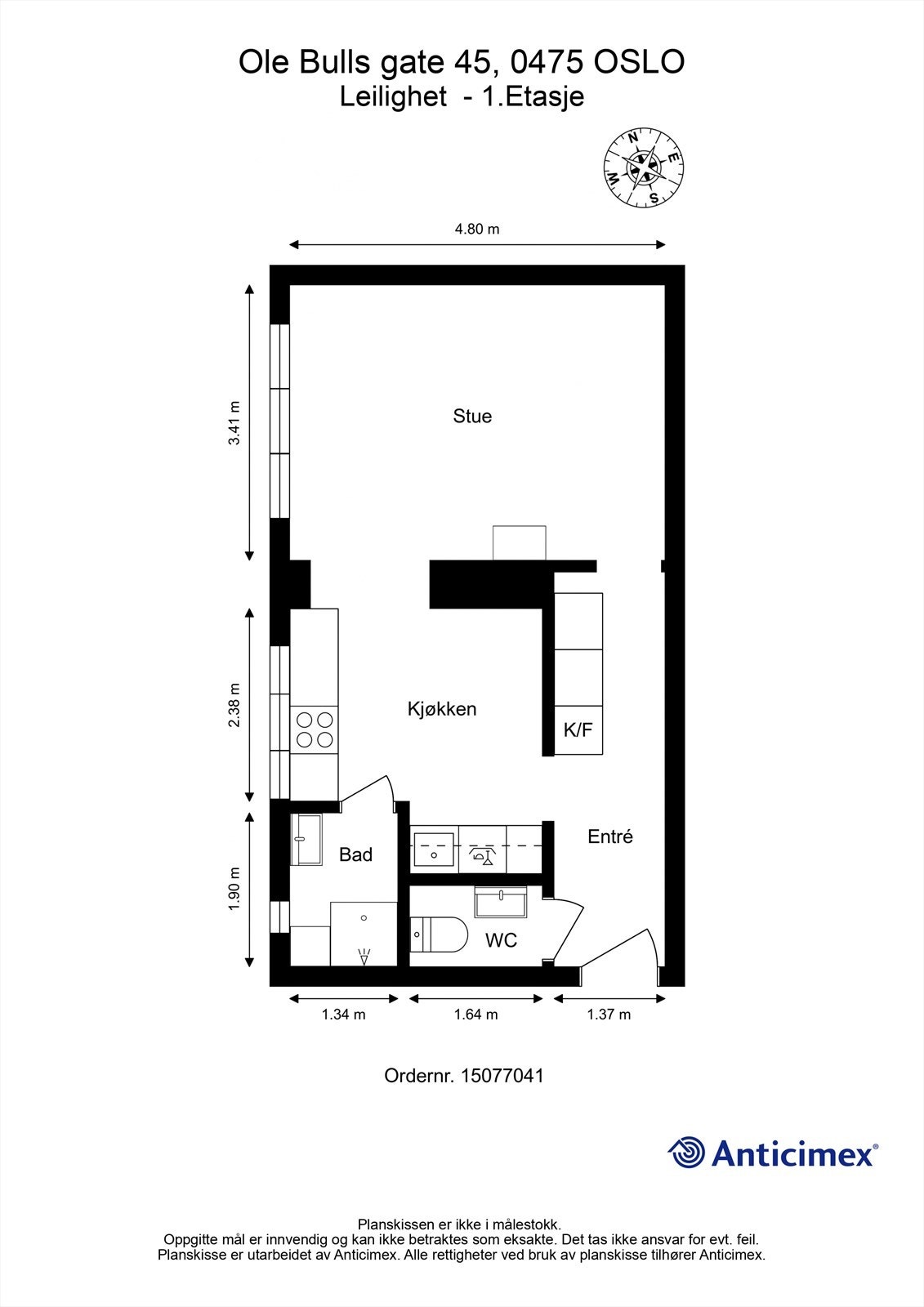 Plantegning Galleribilde