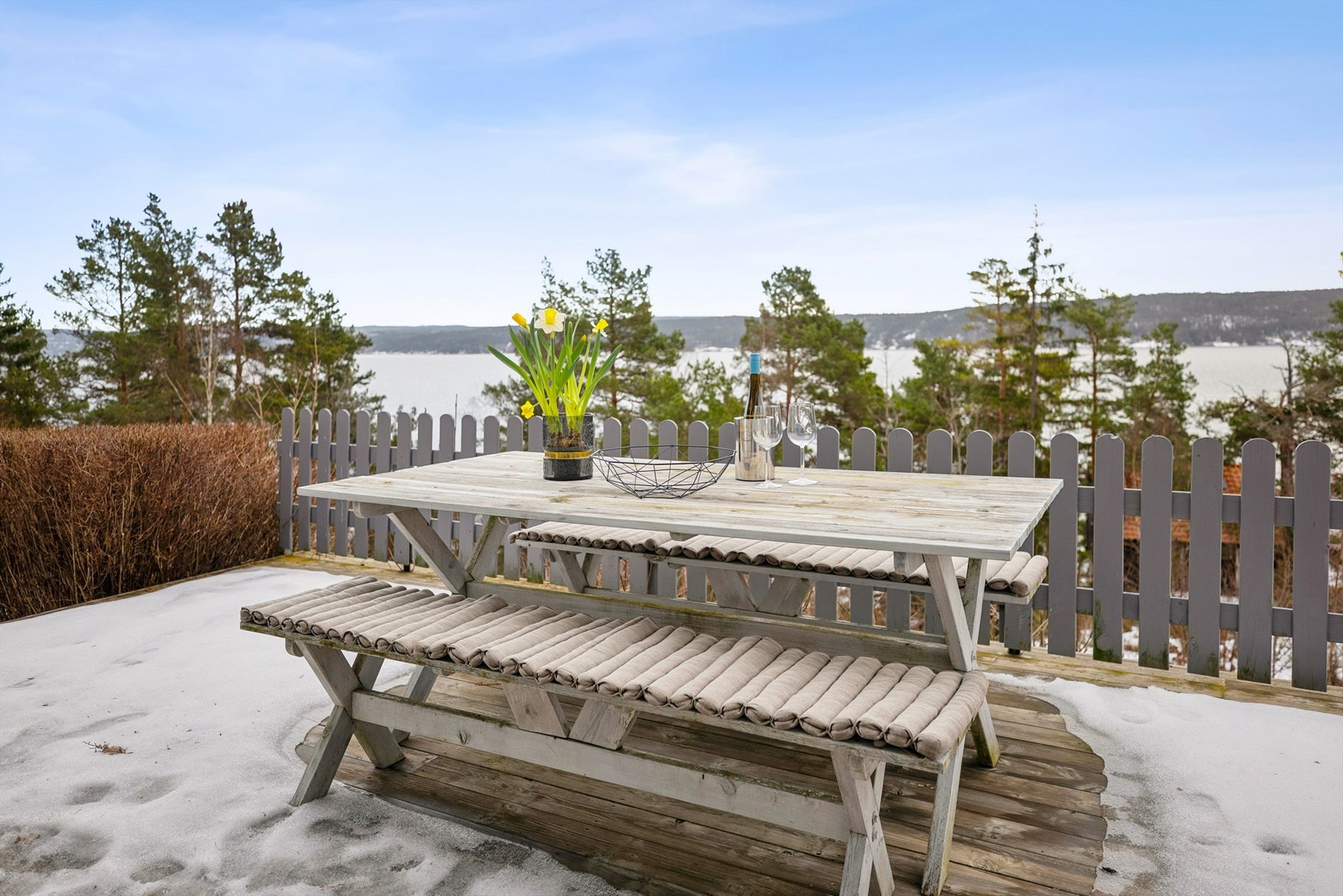 Her er det hyggelig å tilbringe deilige dager og lange kvelder. Galleribilde