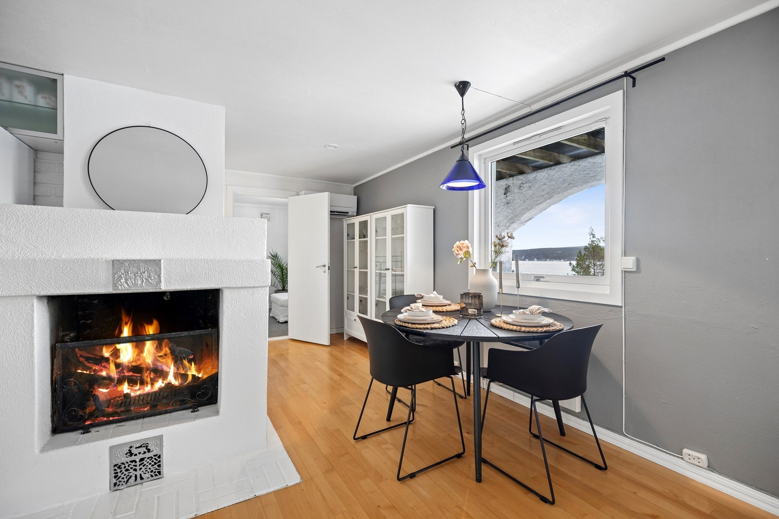 Hybel: Her kan man innta dagens måltider mens man nyter den flotte utsikten. Galleribilde