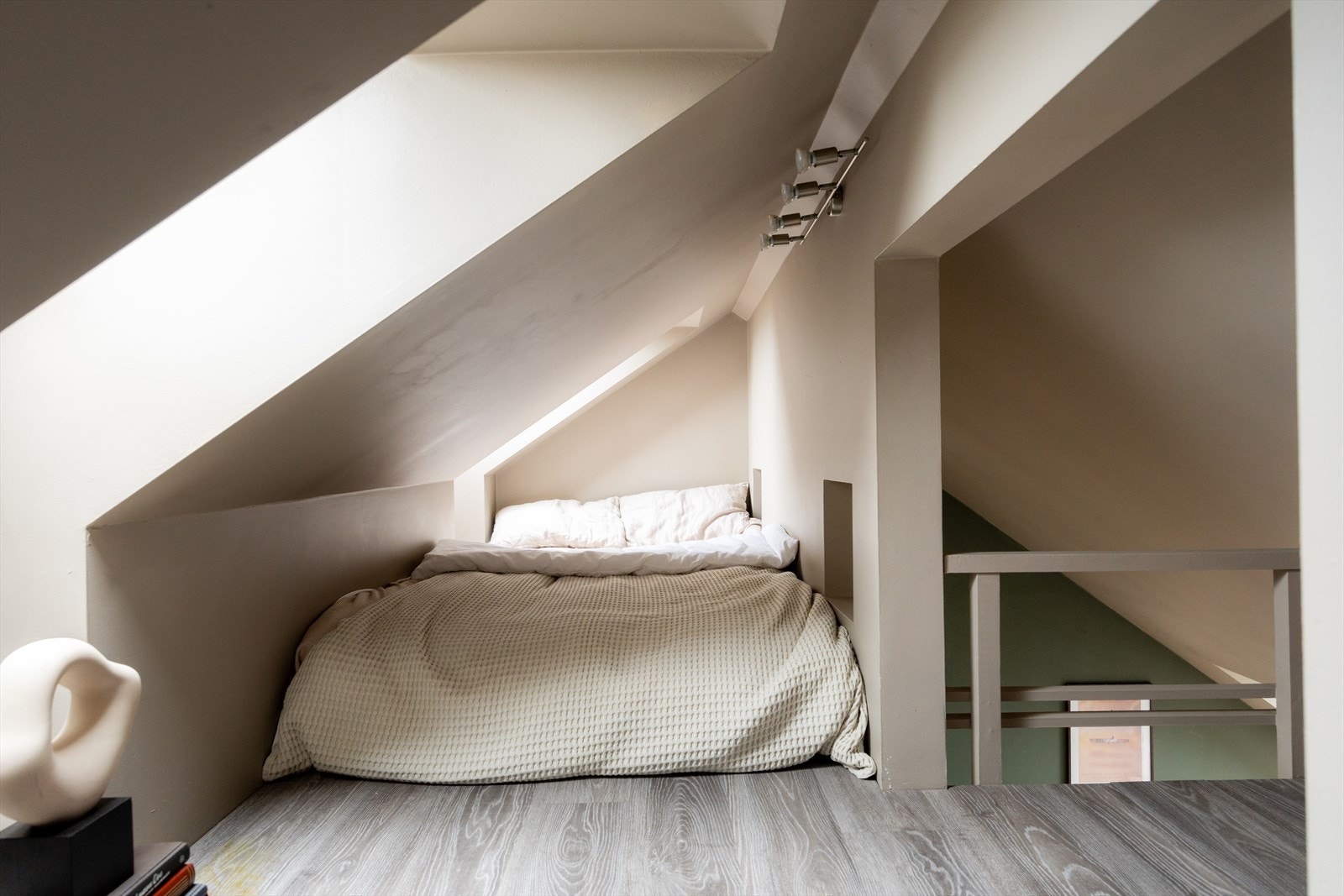 Hemsen er innredet med soverom. Galleribilde