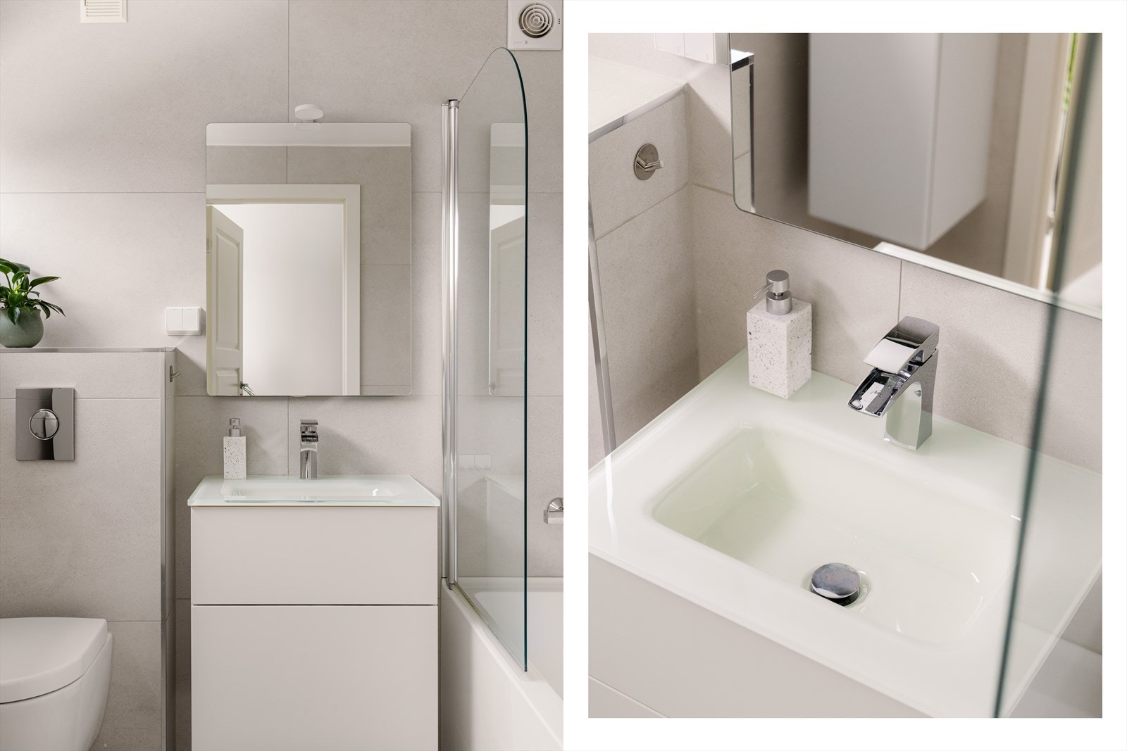 Det er lagt vekt på detaljer, med krommede hjørner, og glassvask. Galleribilde