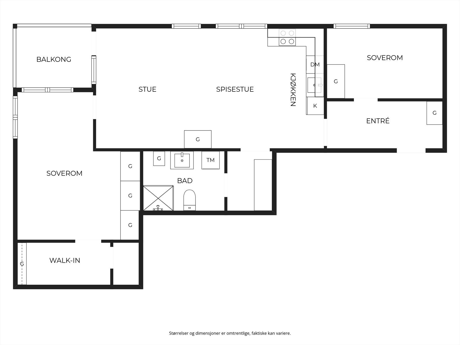 Plantegning Galleribilde