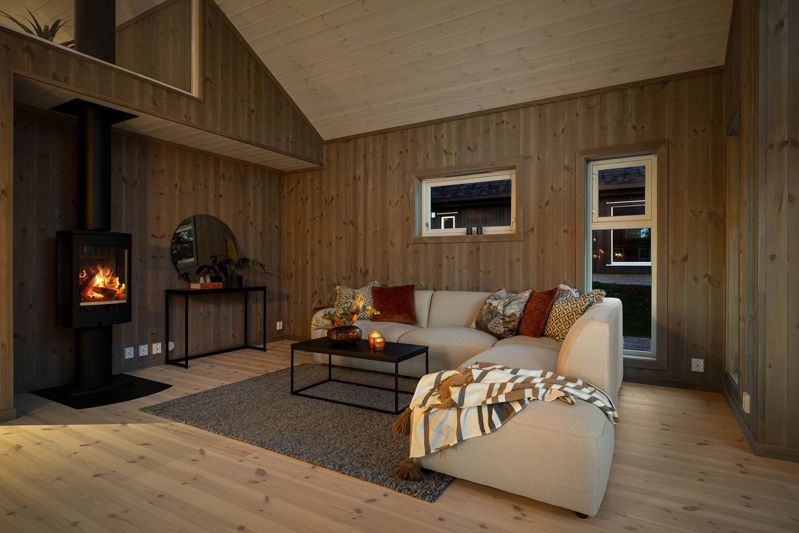 Ovnen fyller stuen med både varme og stemning. Galleribilde