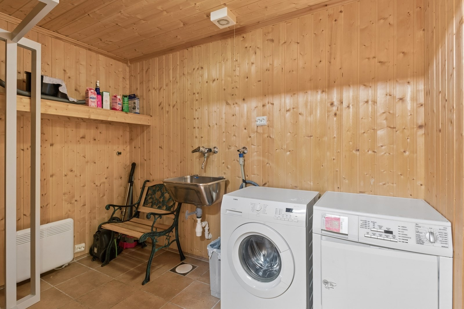 Felles bod/vaskerom for de fire leilighetene i sameiet Galleribilde