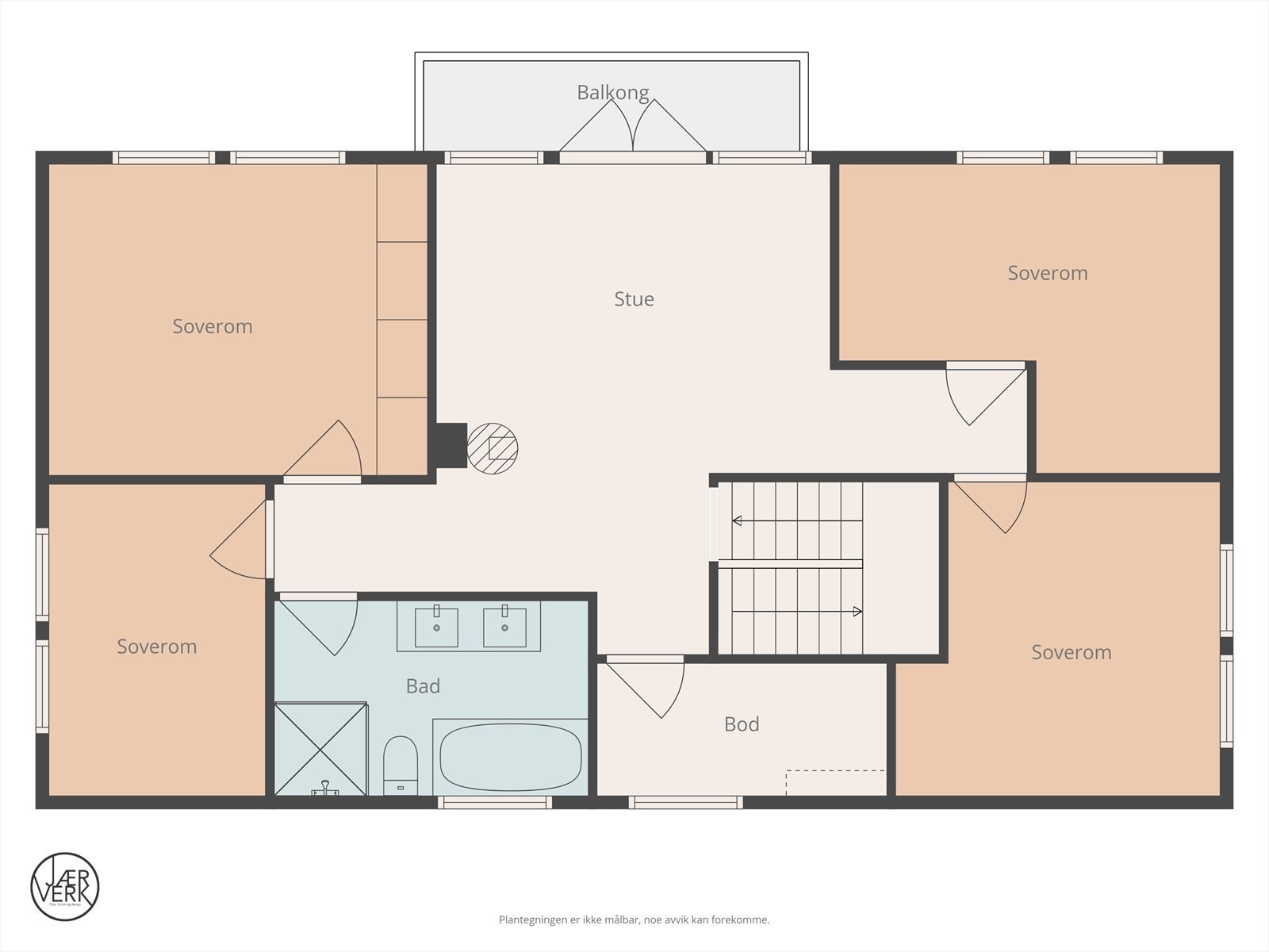 Plantegning 2 etasje Galleribilde