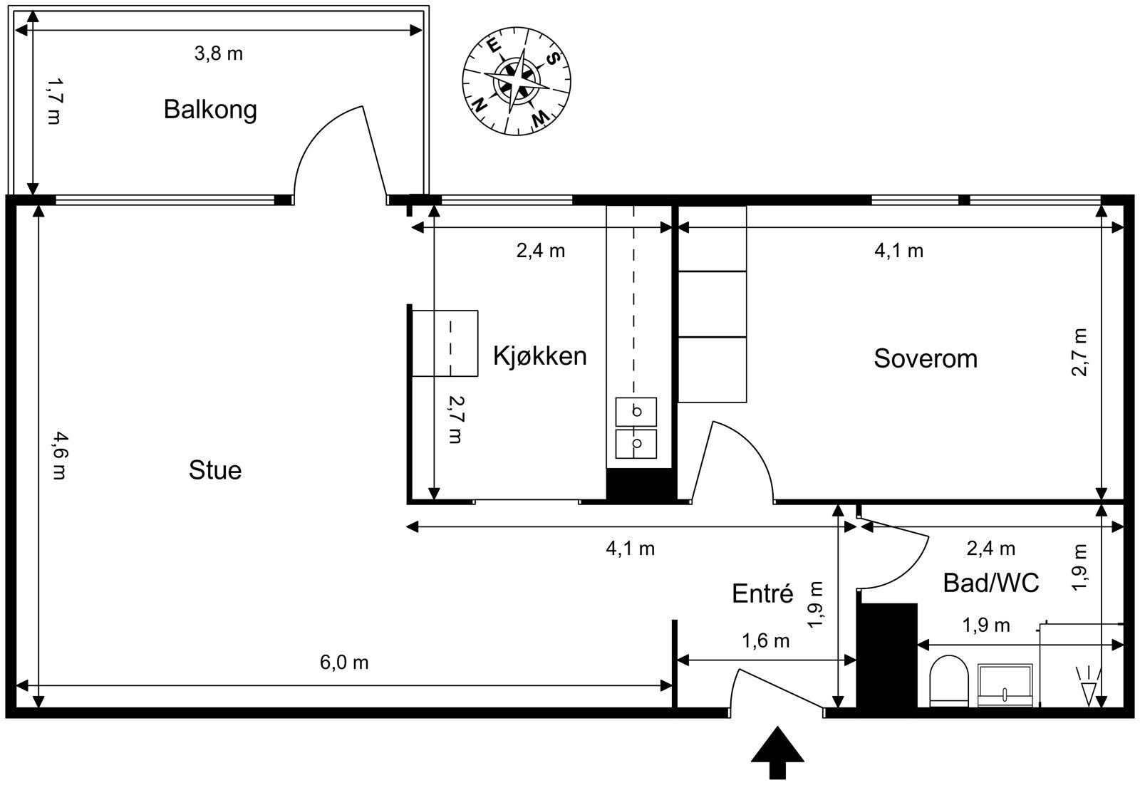 Plantegning. Galleribilde