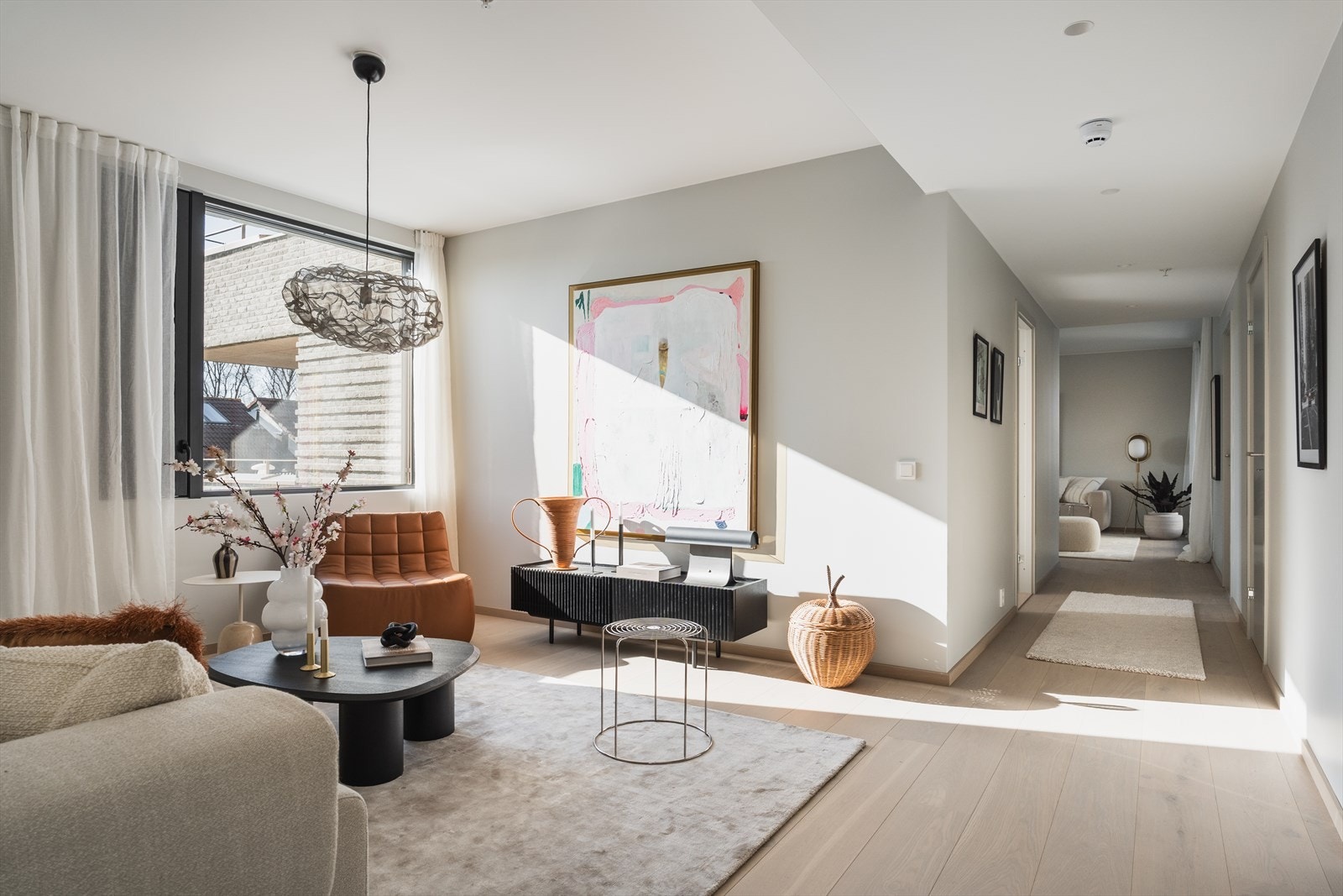 Videre har du egen TV-stue, som også kan omgjøres til et ekstra soverom Galleribilde