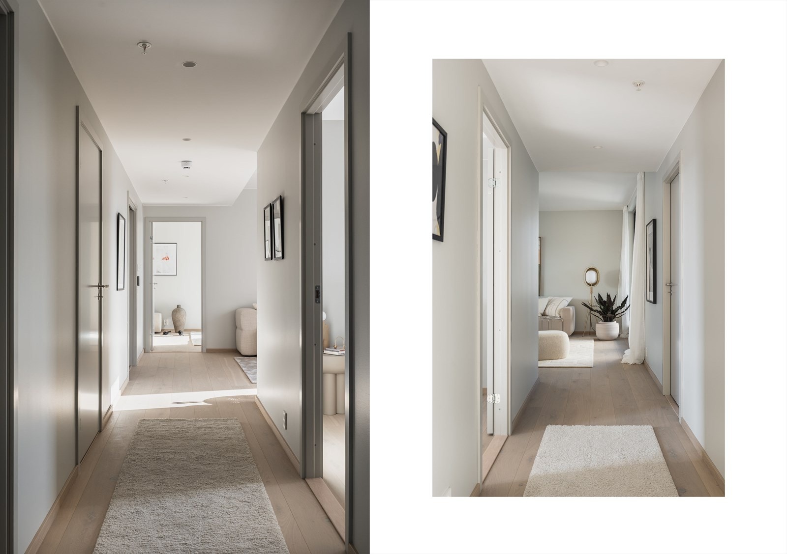 Lys og innbydende gang. Galleribilde