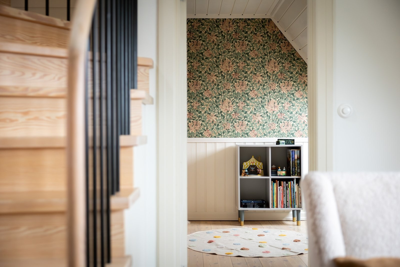 I loftsetasjen er det ett soverom. Galleribilde