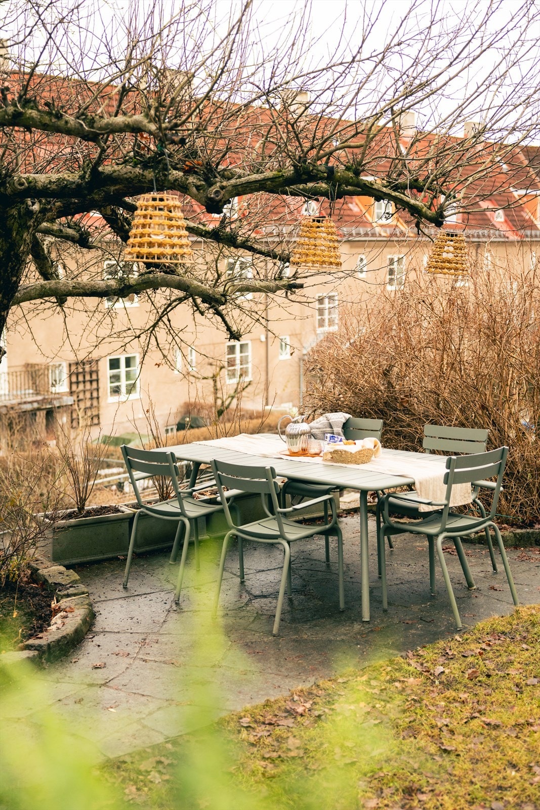 Terrenget deler hagen inn i ulike soner. Galleribilde