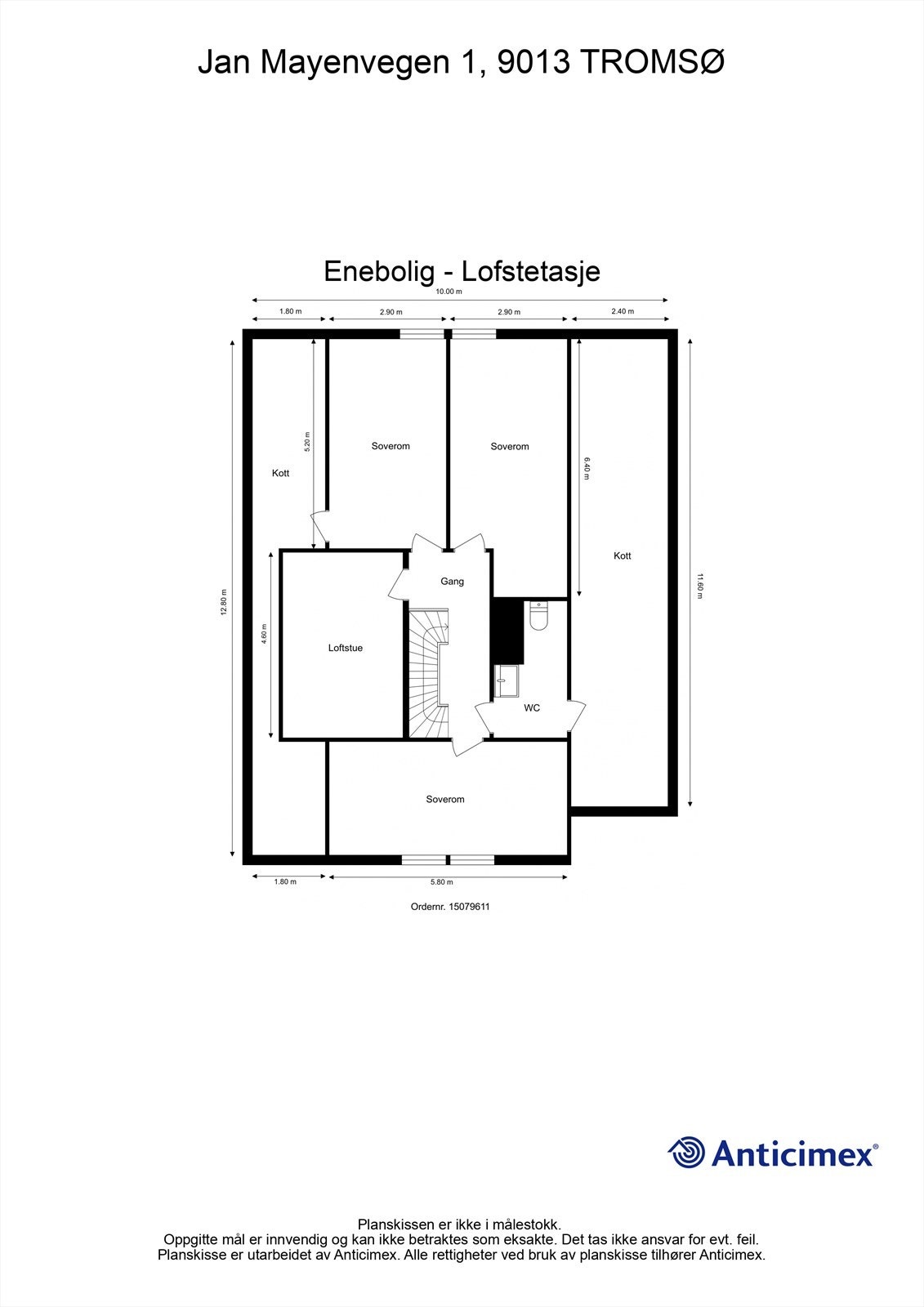 Planillustrasjon 2. etasje Galleribilde