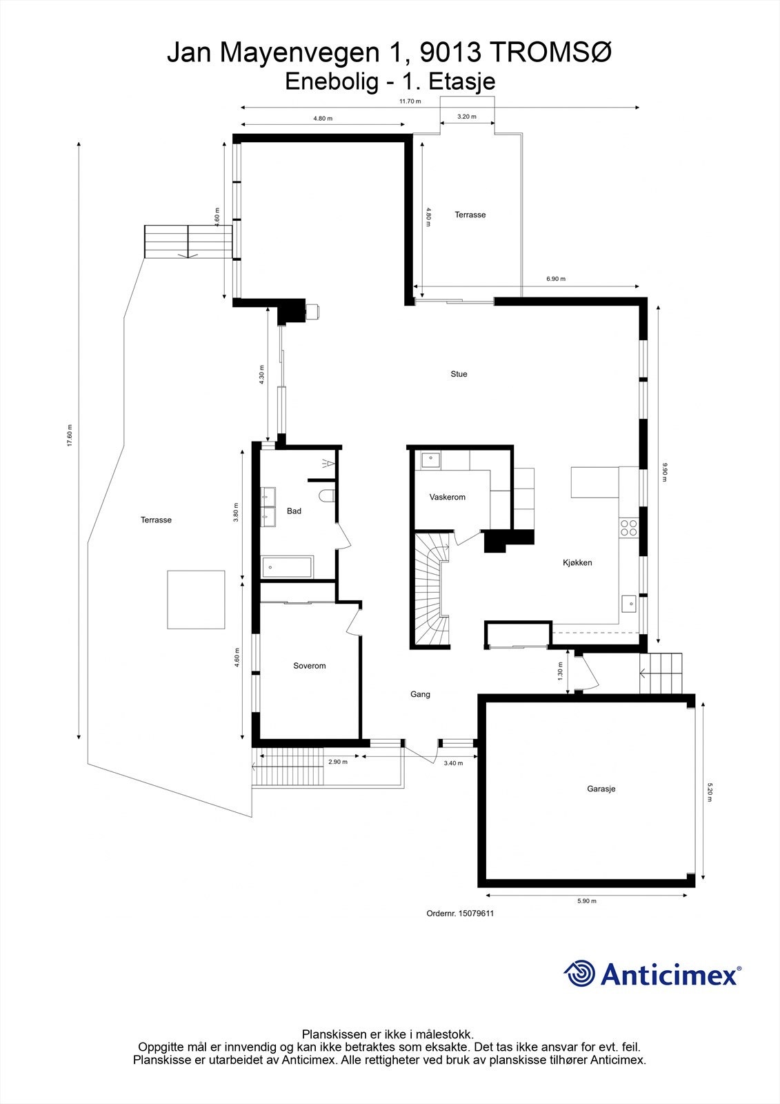 Planillustrasjon 1. etasje Galleribilde